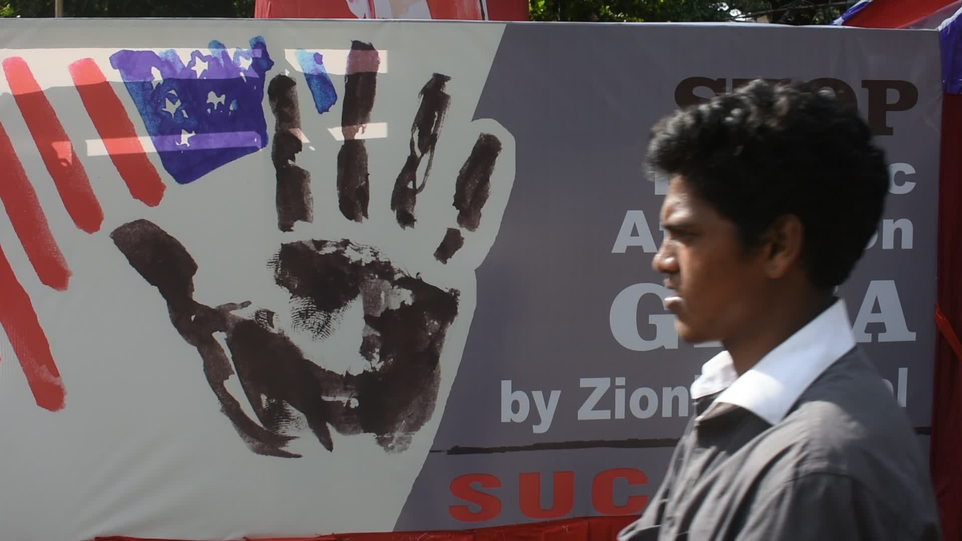 Anti War protest in India.