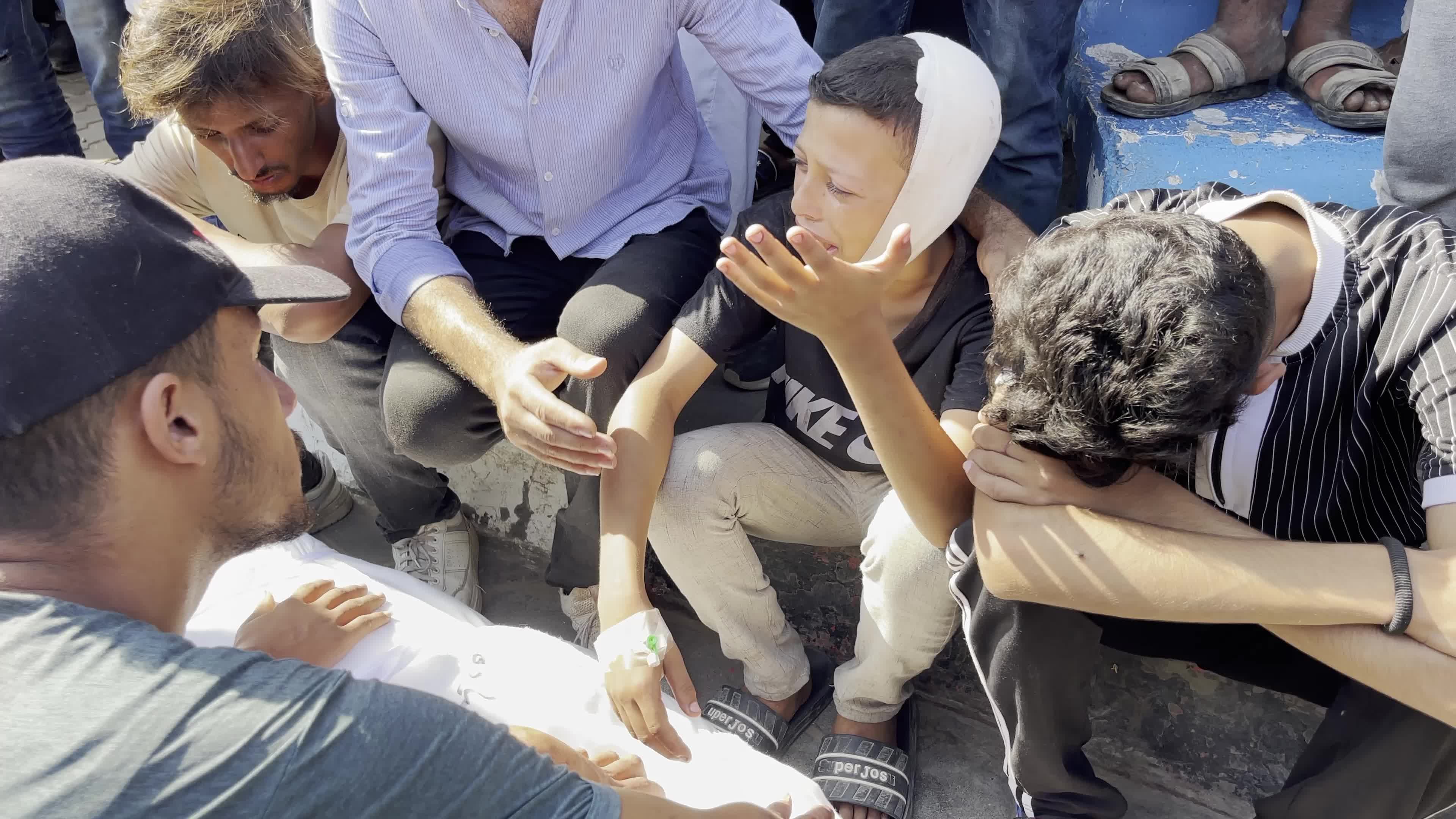 Aftermath of Israeli Airstrike in Gaza, Palestine