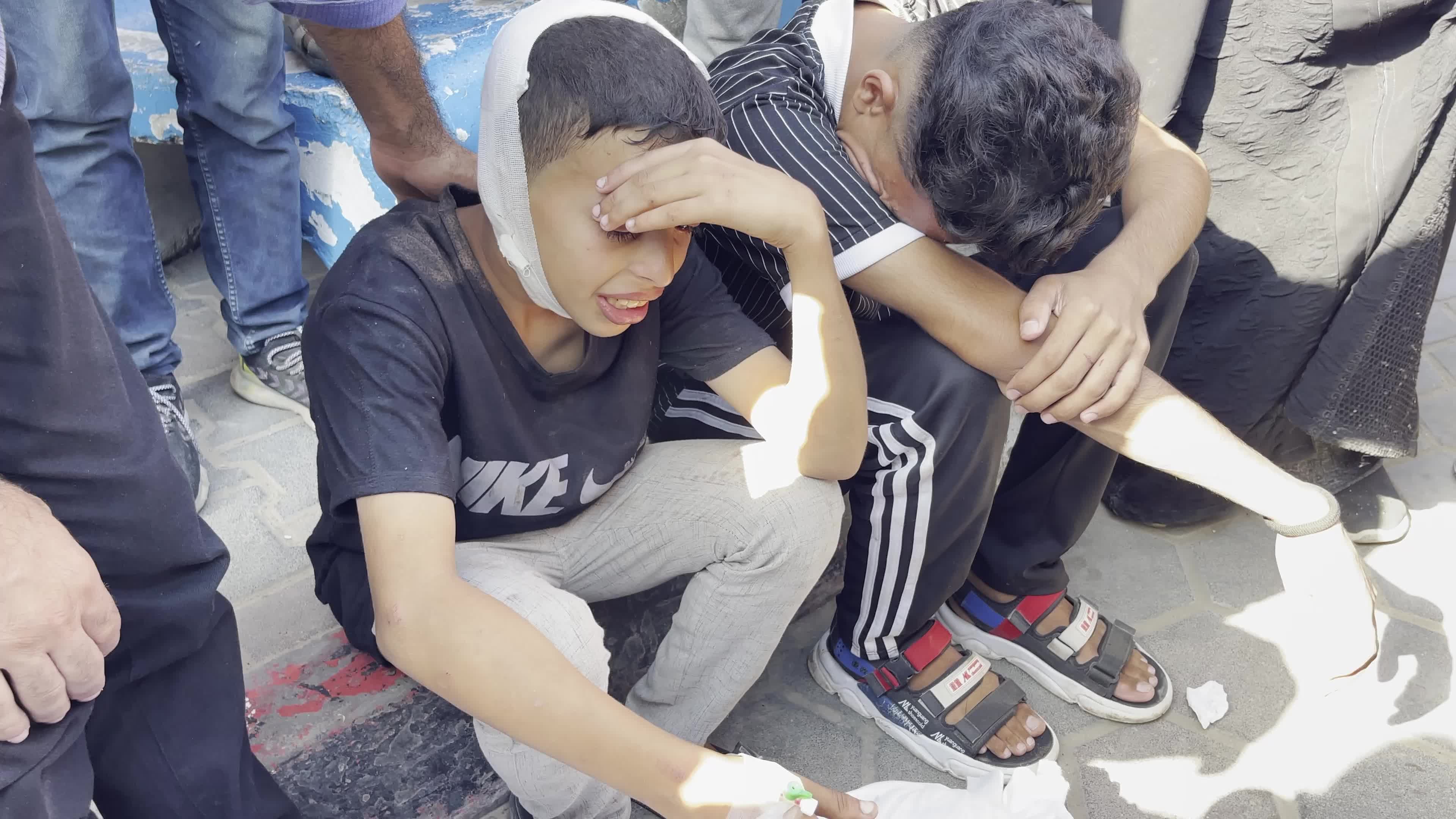 Aftermath of Israeli Airstrike in Gaza, Palestine