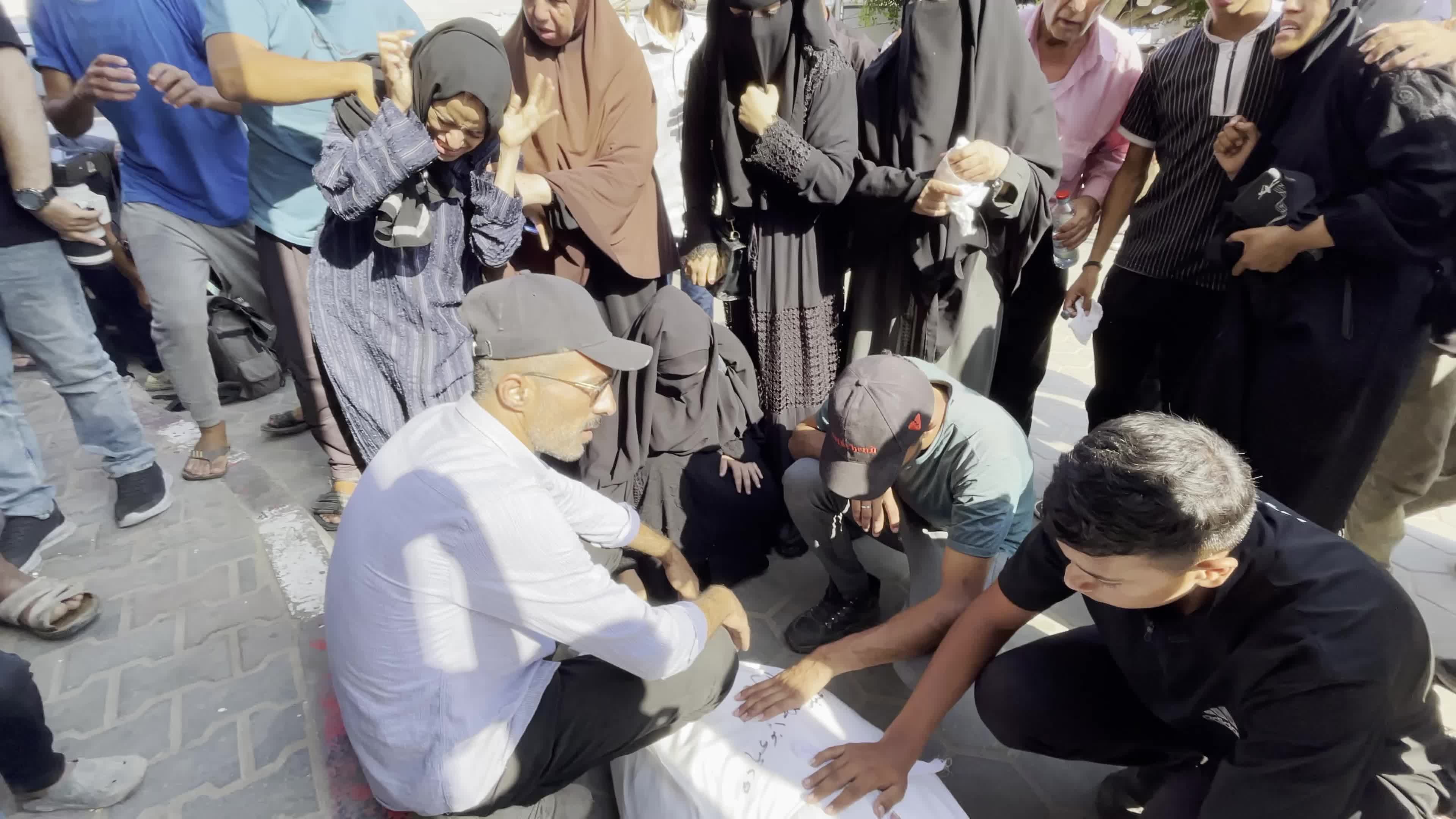 Aftermath of Israeli Airstrike in Gaza, Palestine
