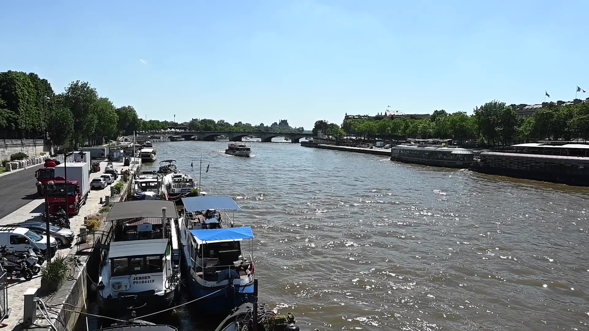 The Seine river in Paris 1
