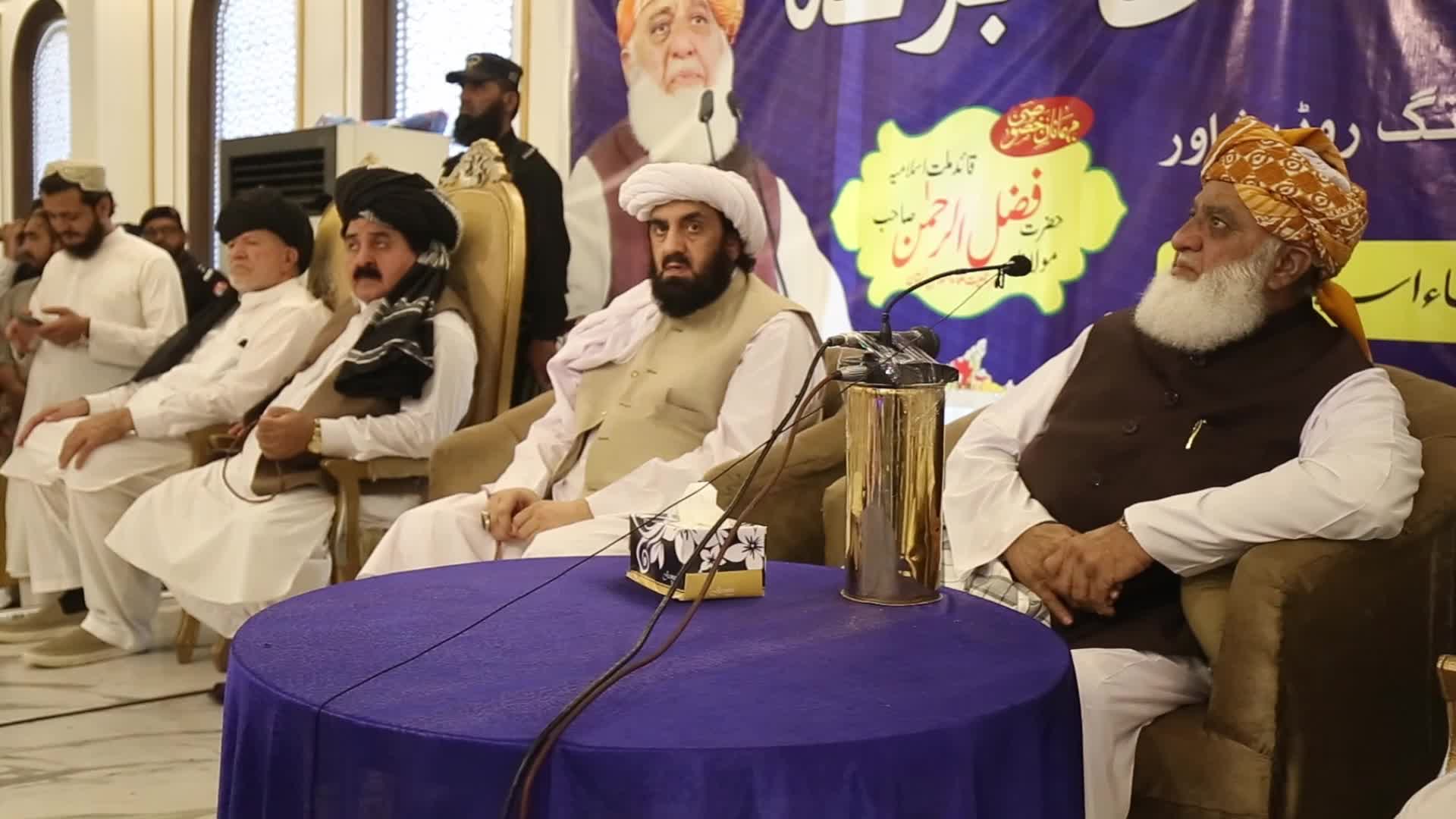 Tribal gathering to discuss security situation in tribal regions, in Peshawar 