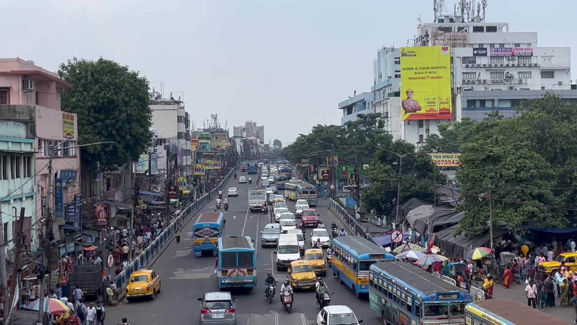 Traffic in a city 