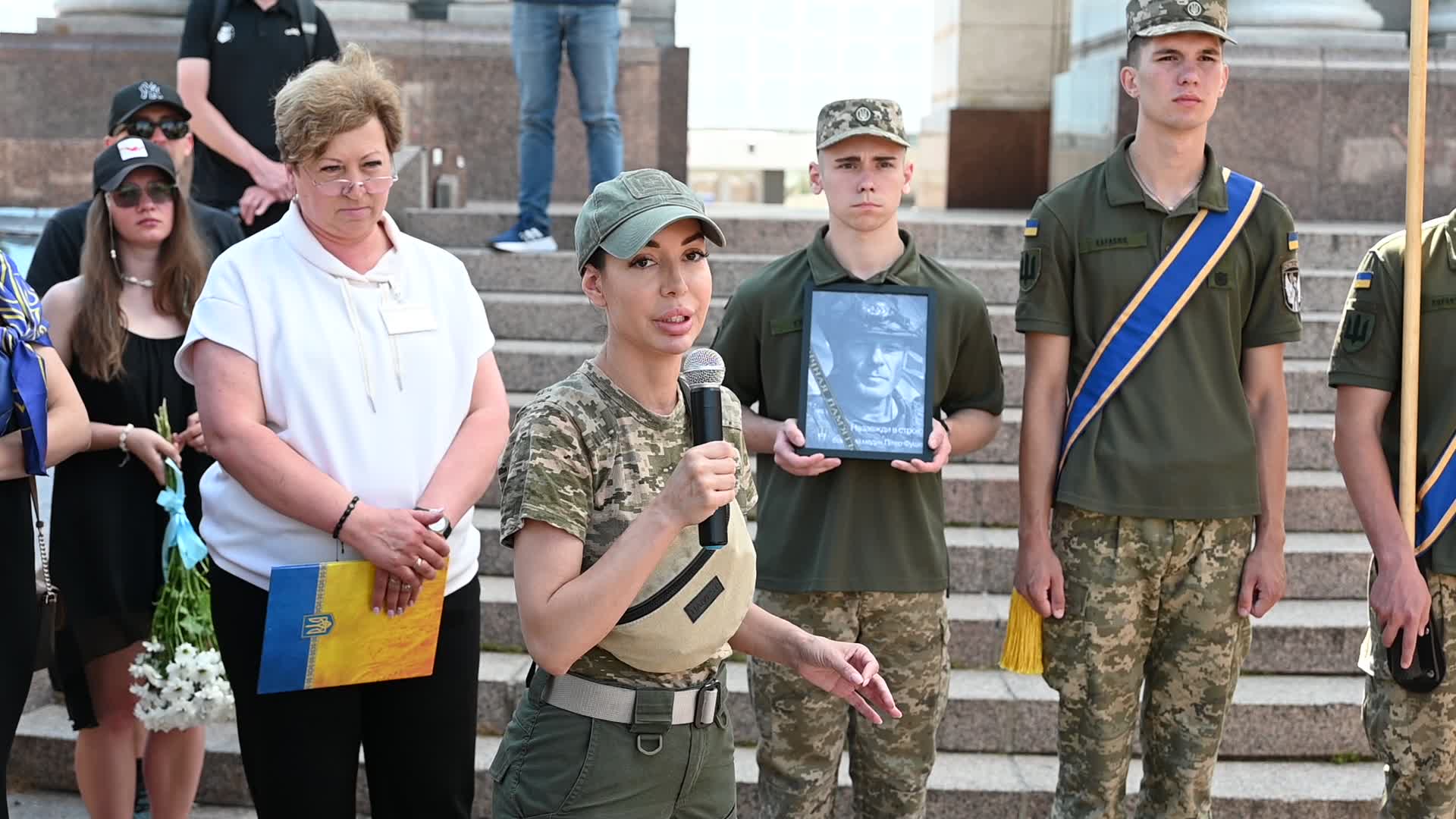 Funeral Ceremony For British Volunteer And Combat Medic Peter Fouche In Kyiv, Amid Russia's Invasion Of Ukraine.