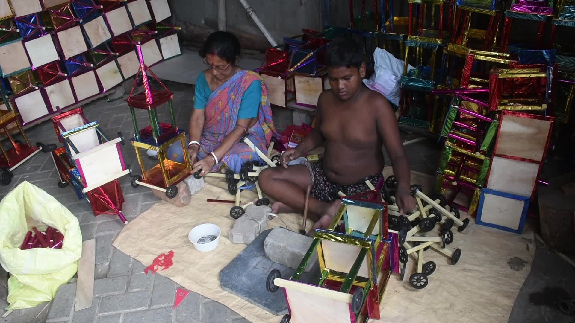 53rd Kolkata ISCKON Rathaytra celebration in India. 