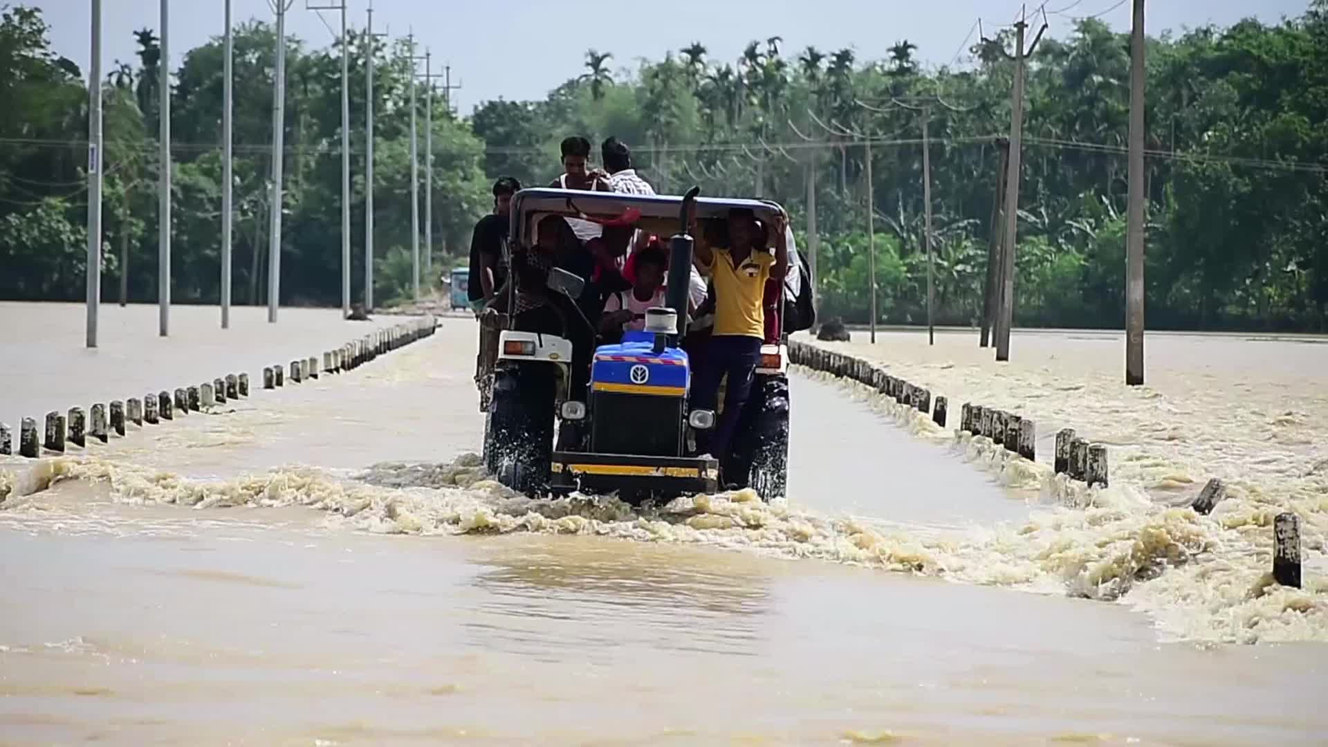 Assam flood situation deteriorates,over 16 lakh displaced 