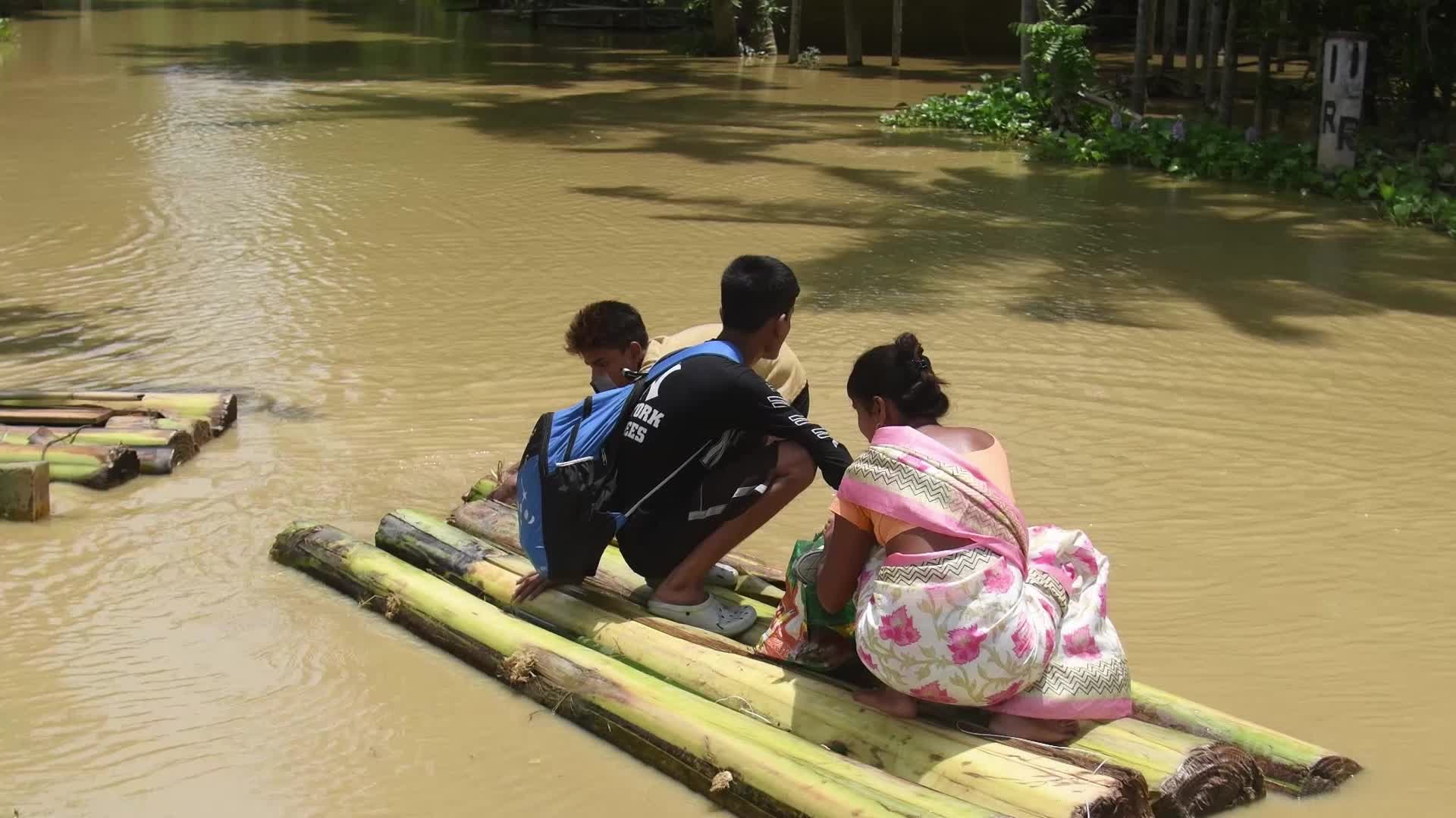 Assam flood situation deteriorates,over 16 lakh displaced 