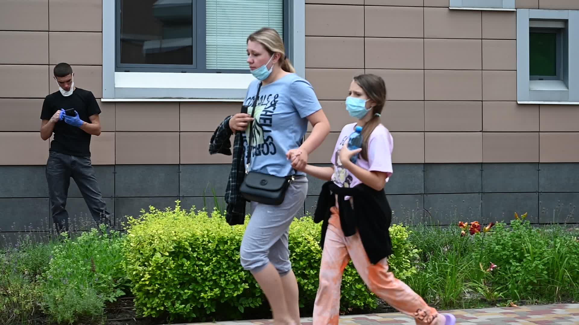 A children’s hospital damaged by Russian missiles in Kyiv, amid Russia's invasion of Ukraine.