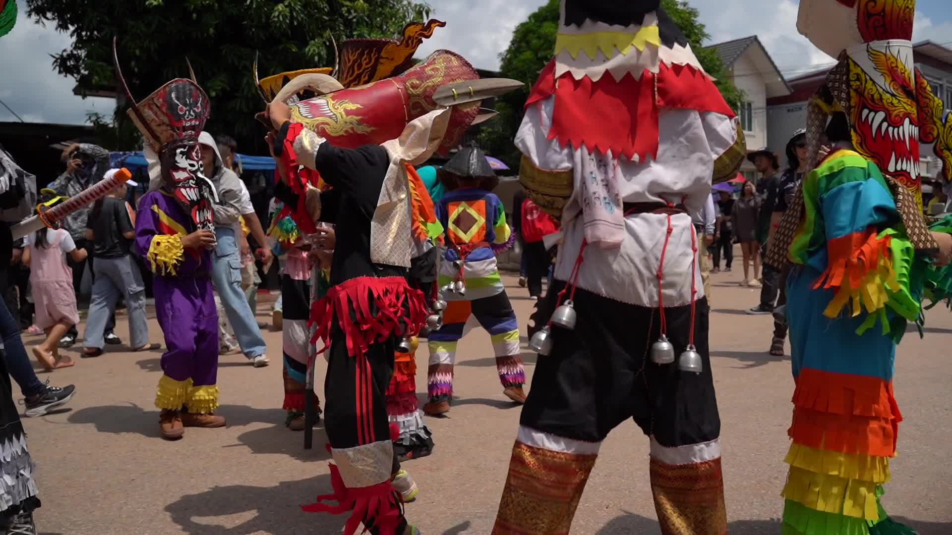 Phi Ta Khon The Ghost Festival in Thailand.