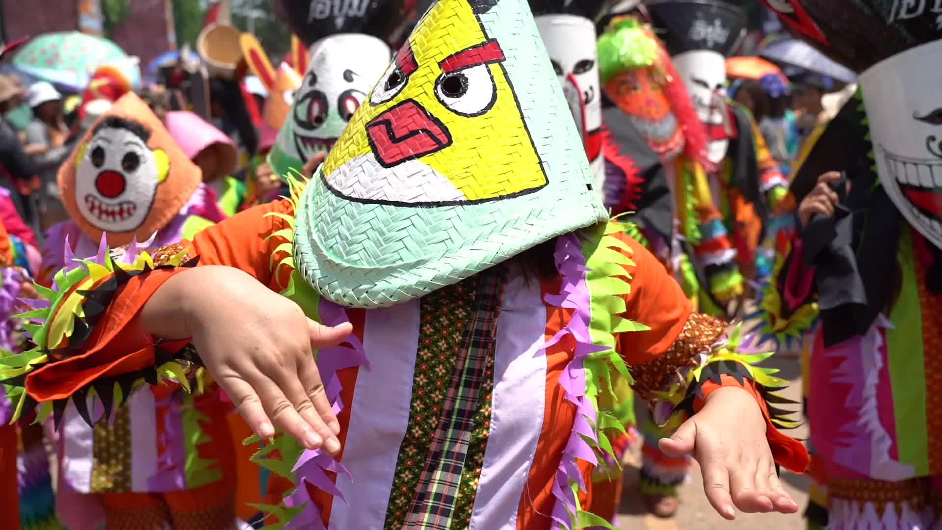 Phi Ta Khon The Ghost Festival in Thailand.