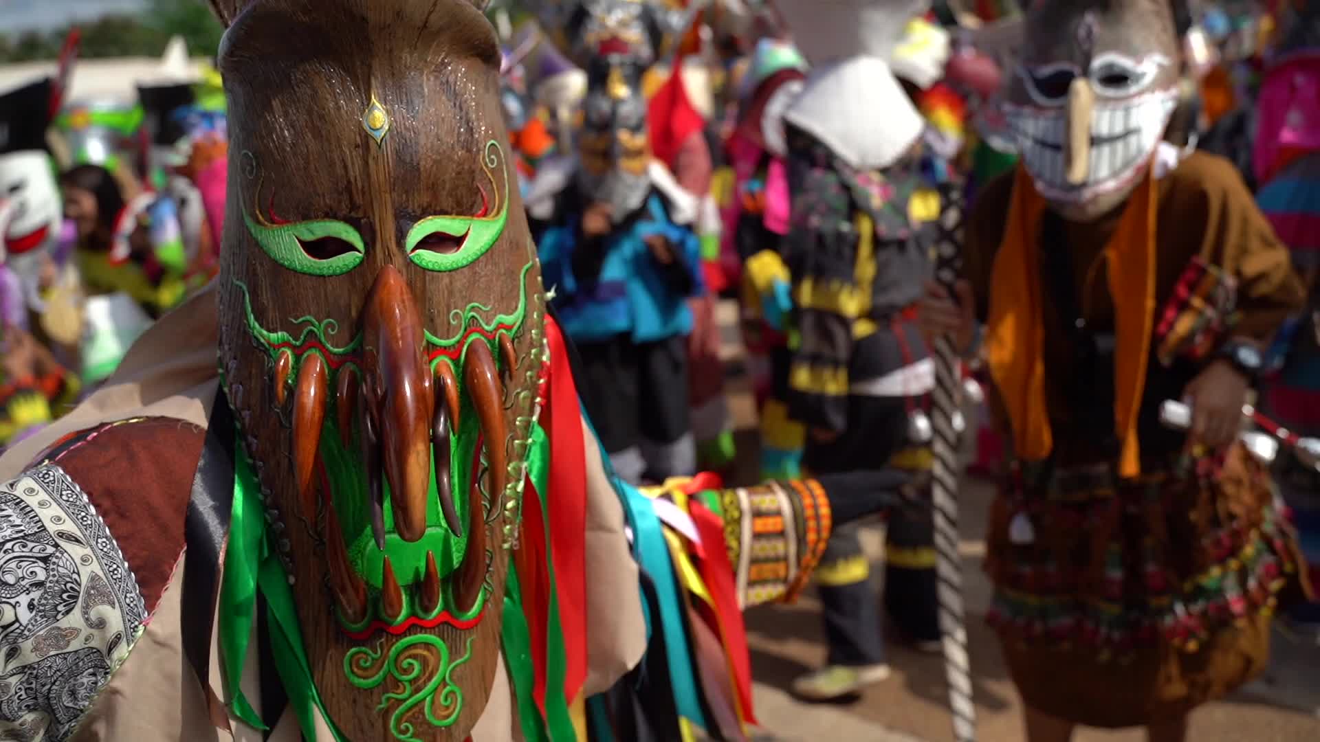 Phi Ta Khon The Ghost Festival in Thailand.