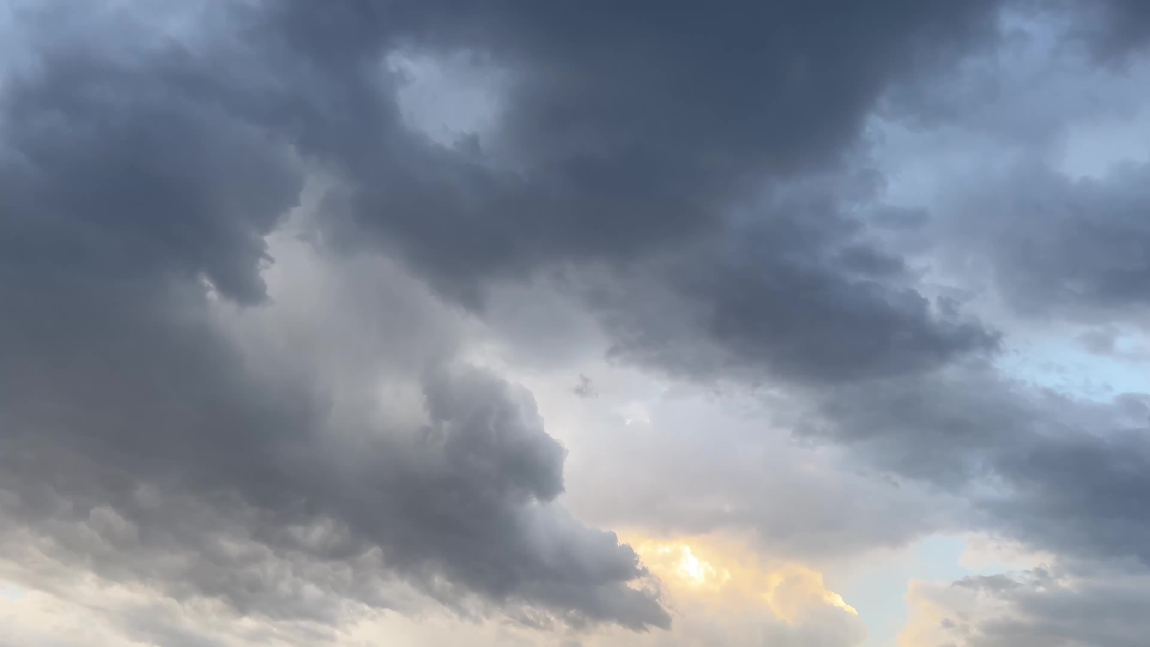 Rain Clouds Form at Dusk in Peshawar