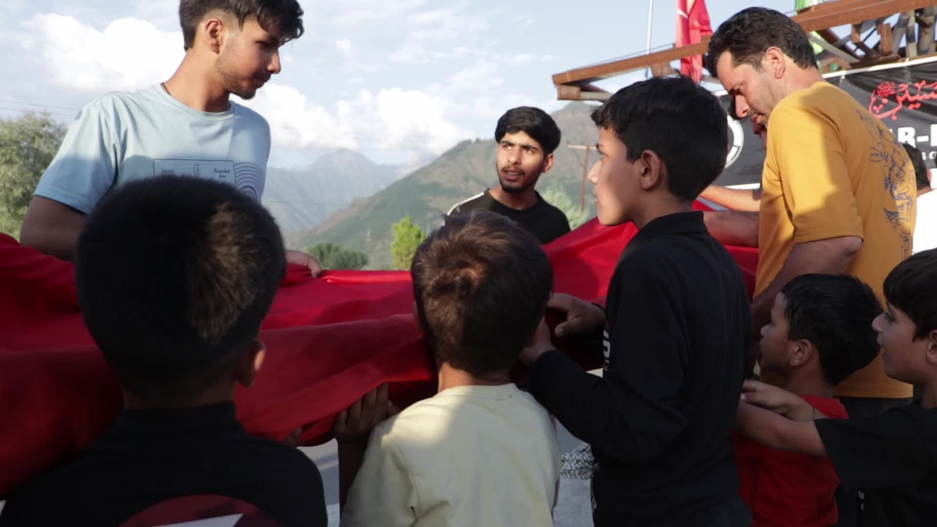 Muharram Flag Hoisting Ceremony in Kashmir, India