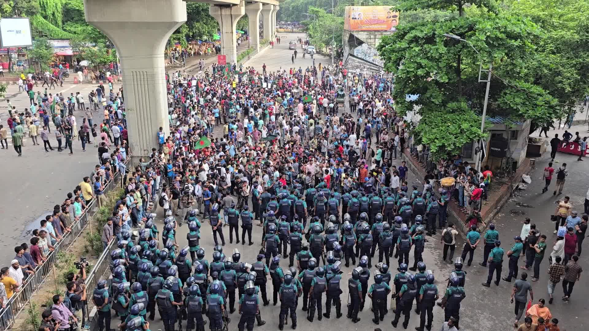 Student Protest for Abolished Quota System 