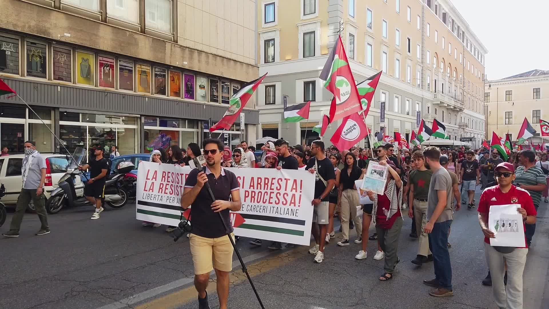 Protest In Support Of Palestinians In Rome