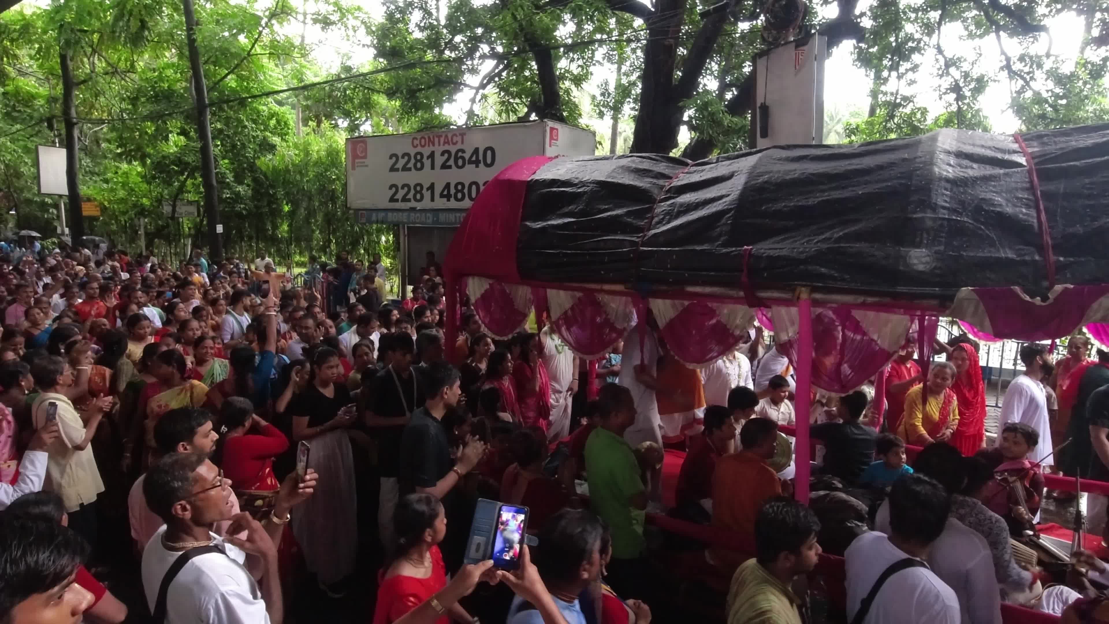 53rd ISCKON Kolkata rathayatra in Kolkata.