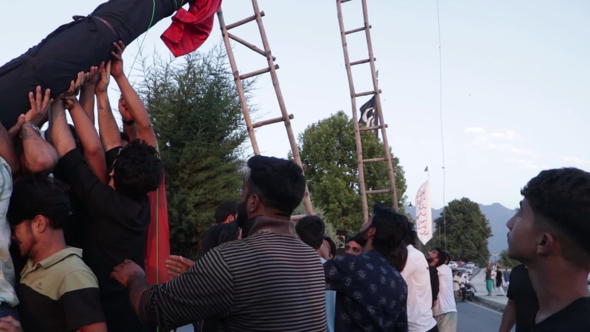 Muharram Flag Hoisting Ceremony in Kashmir, India
