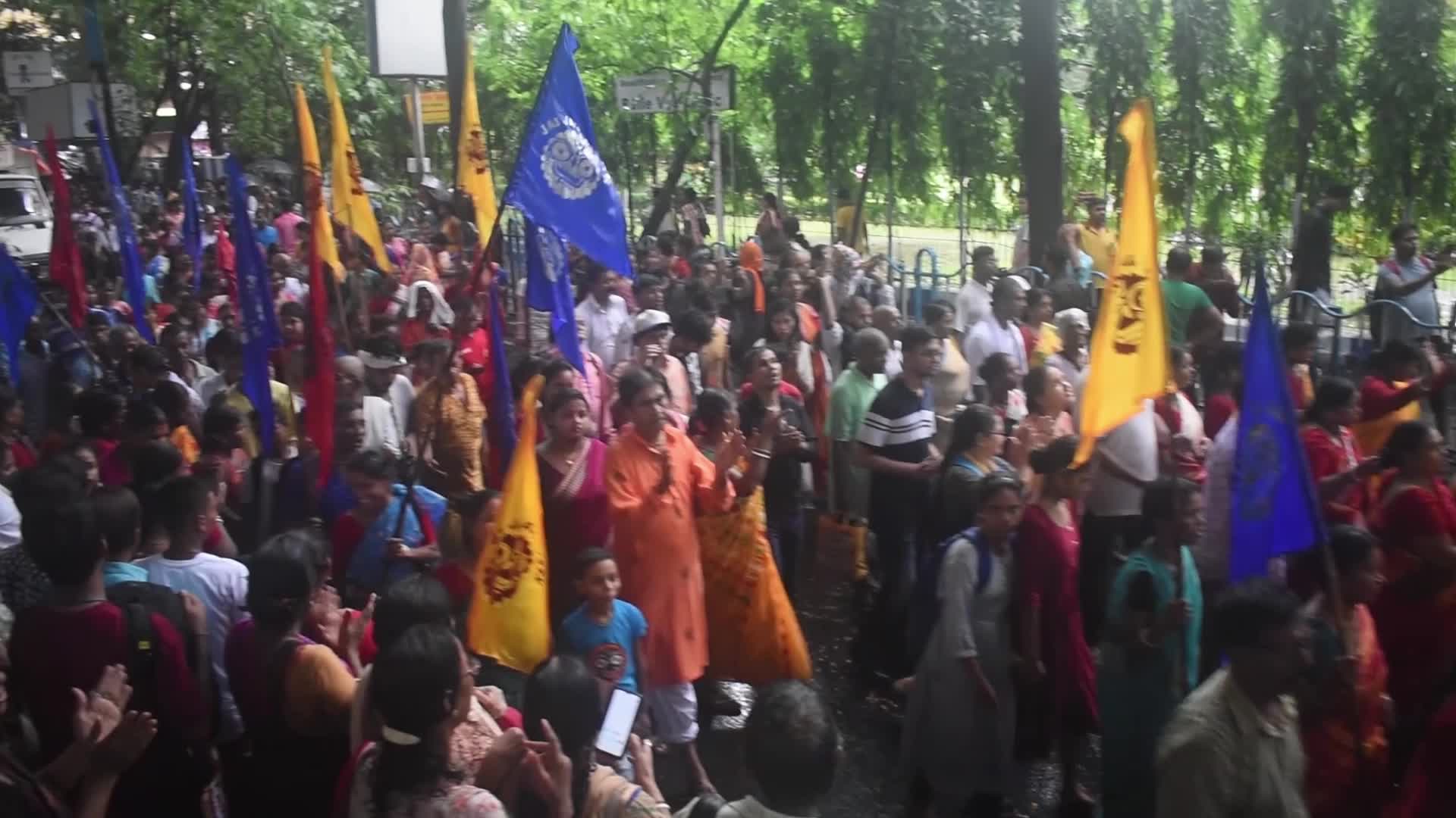 Rath Yatra festival in Kolkata, India