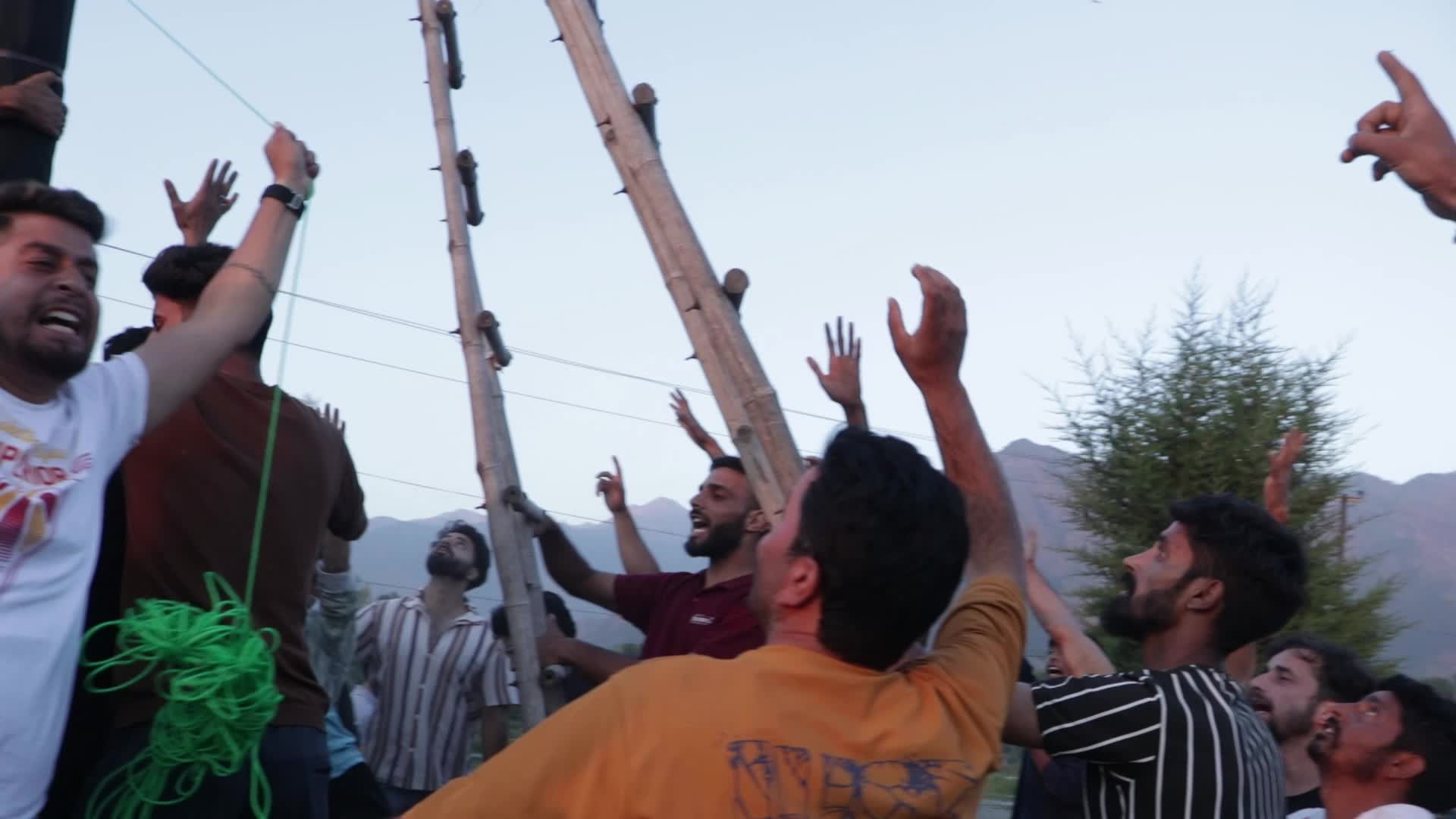 Muharram Flag Hoisting Ceremony in Kashmir, India