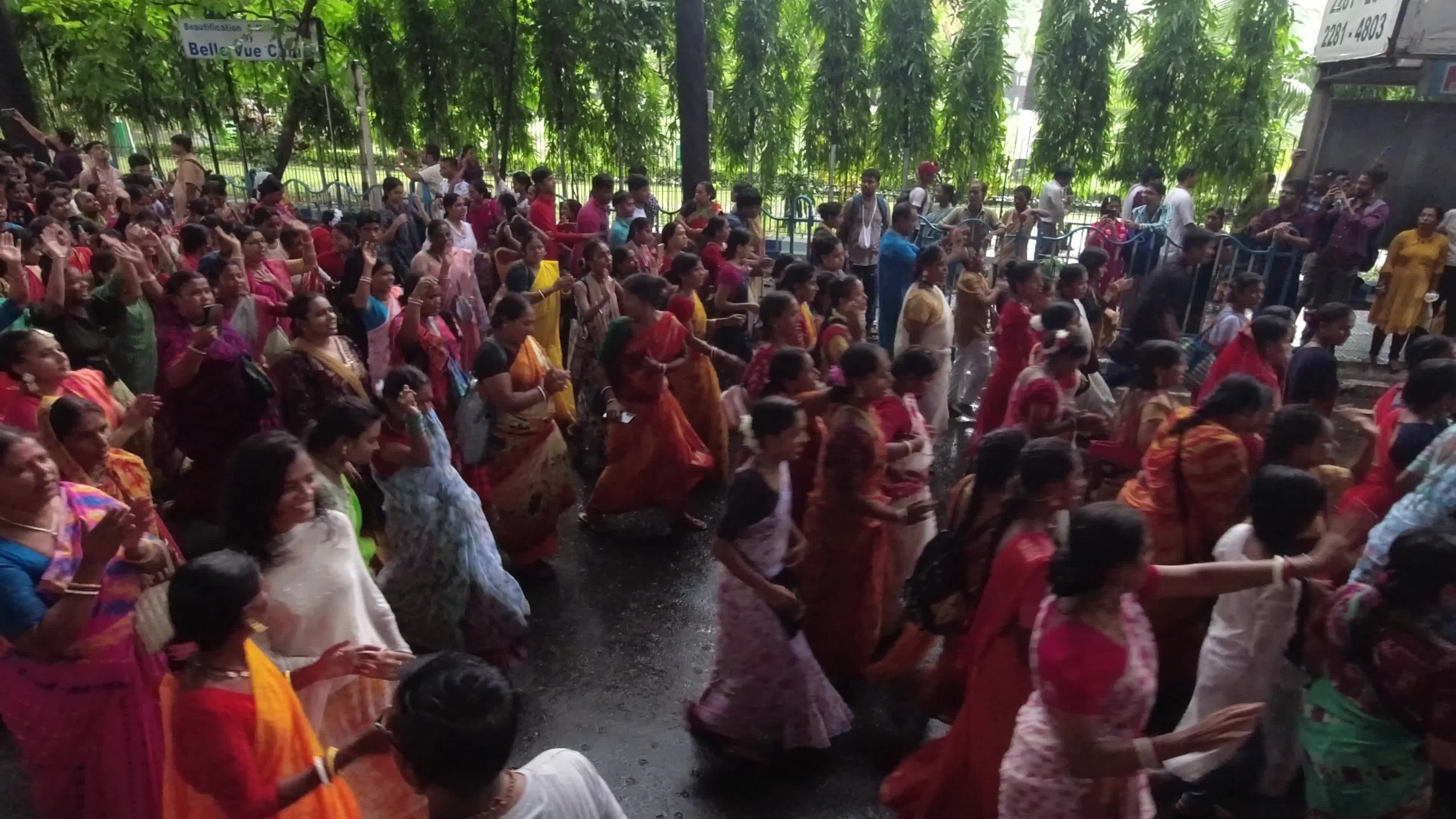 53rd ISCKON Kolkata rathayatra in Kolkata.