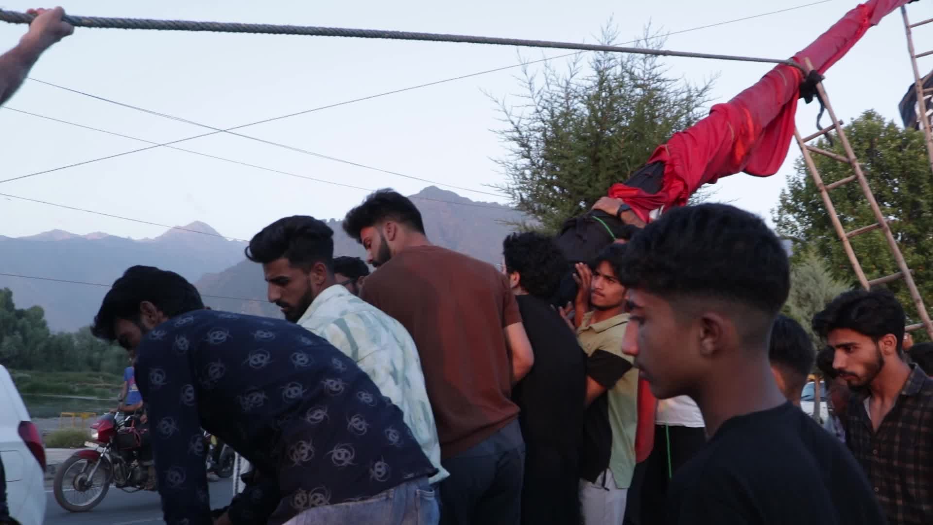 Muharram Flag Hoisting Ceremony in Kashmir, India