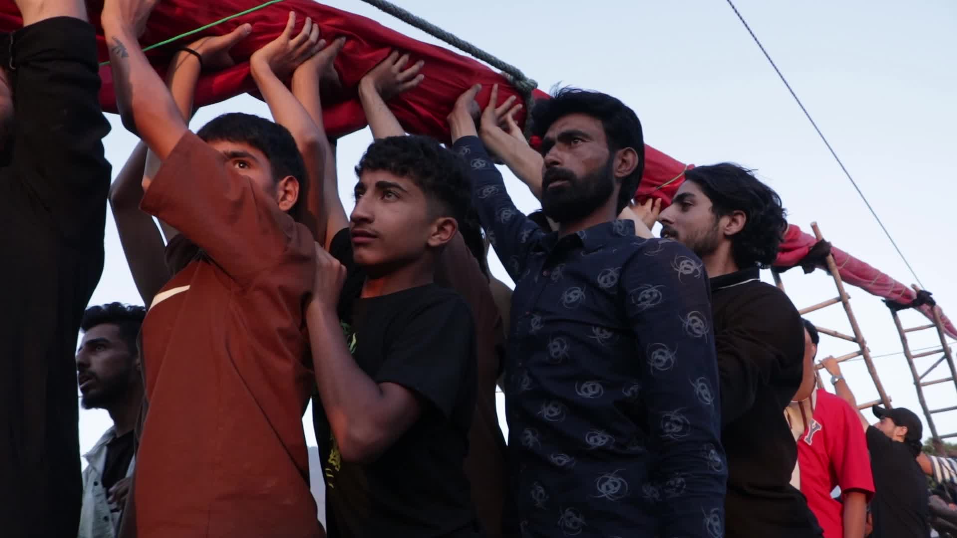 Muharram Flag Hoisting Ceremony in Kashmir, India