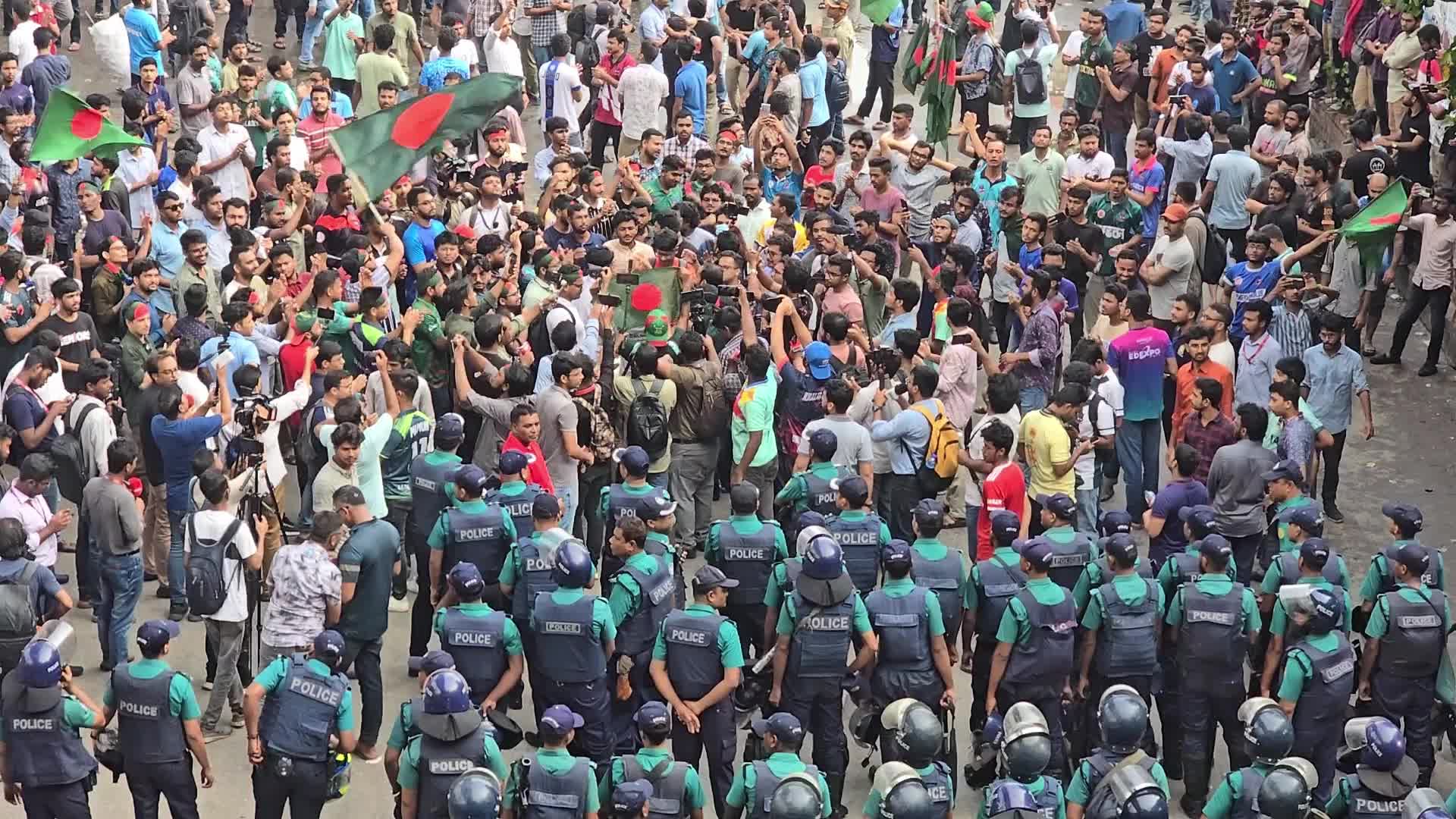 Student Protest for Abolished Quota System 