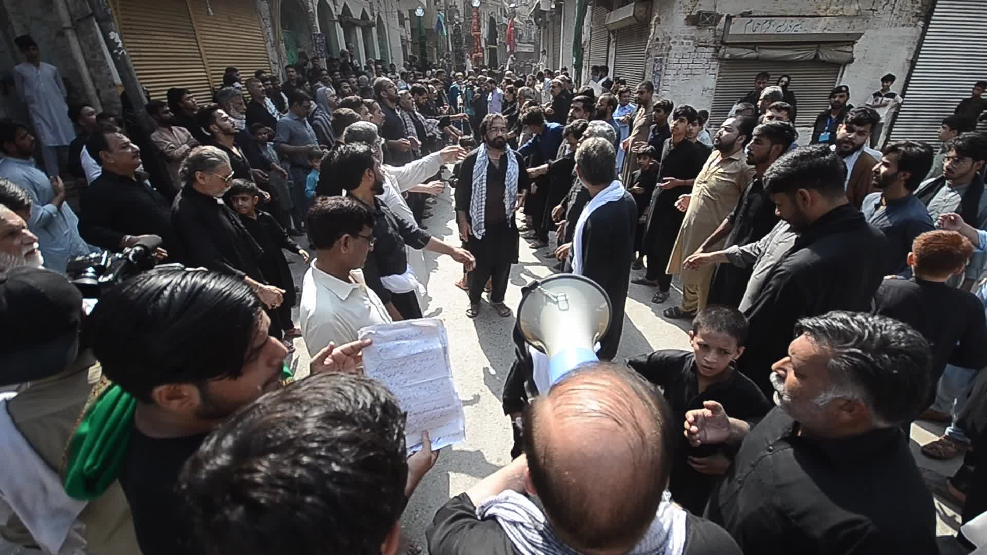 Shiite Muslims perform Muharram mourning procession in Peshawar 