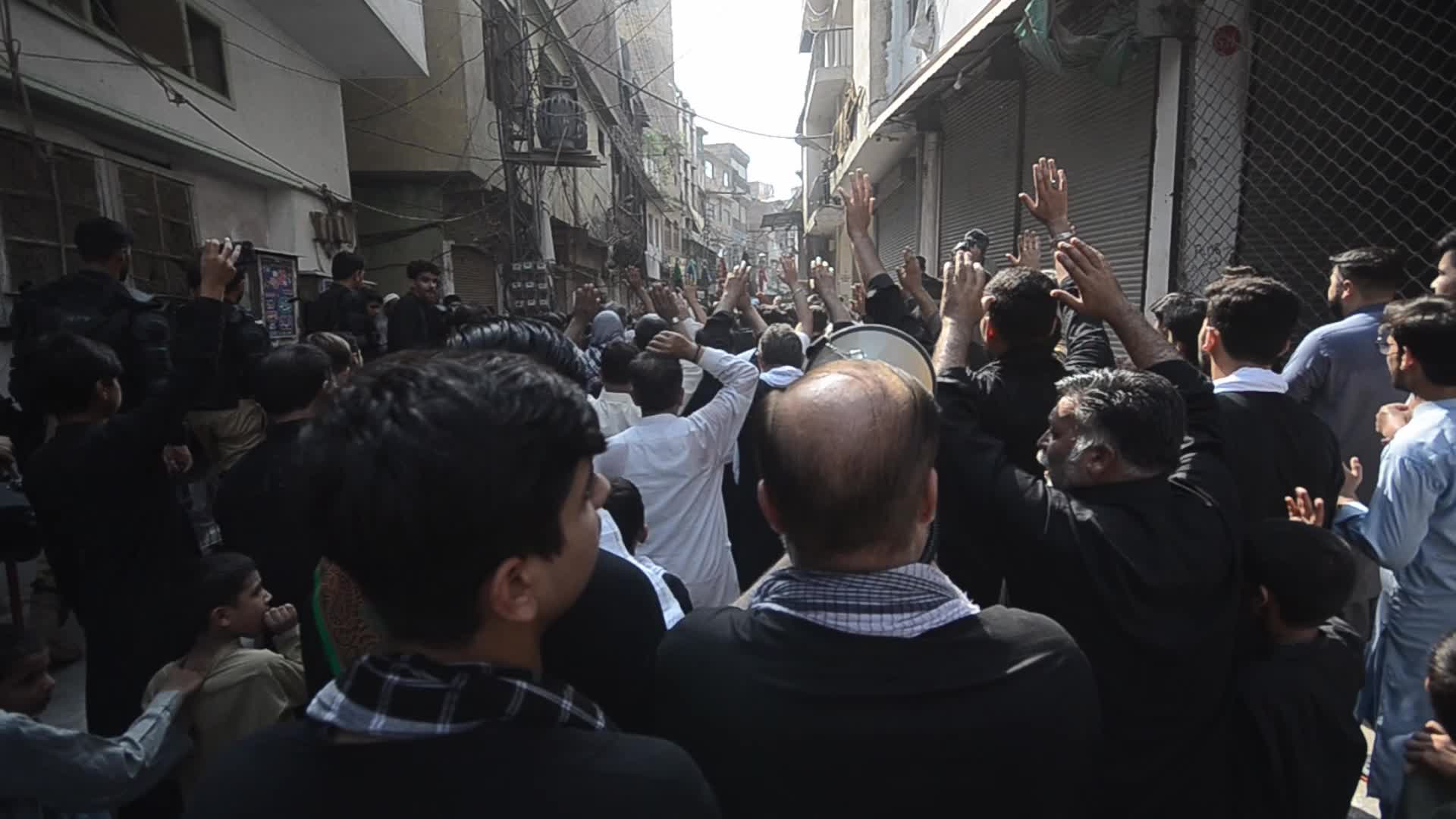 Shiite Muslims perform Muharram mourning procession in Peshawar 