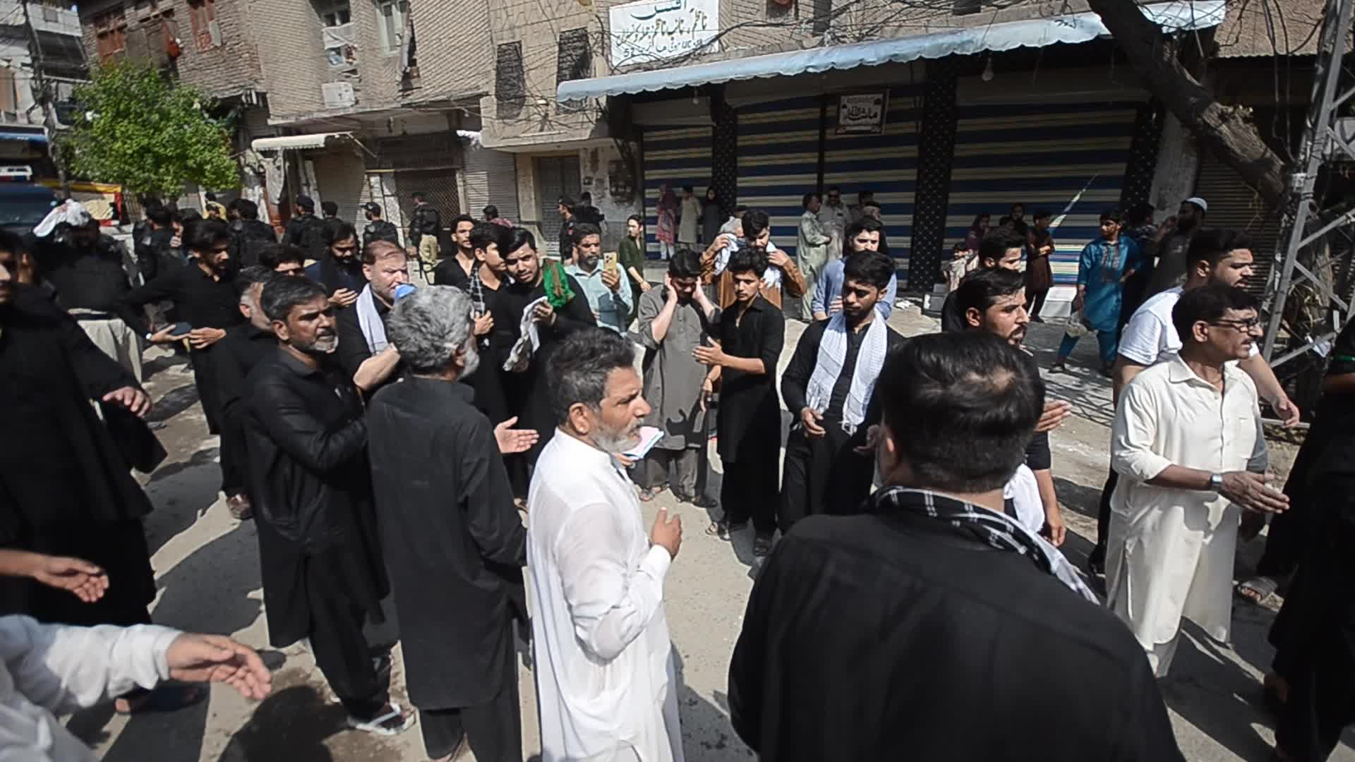 Shiite Muslims perform Muharram mourning procession in Peshawar 
