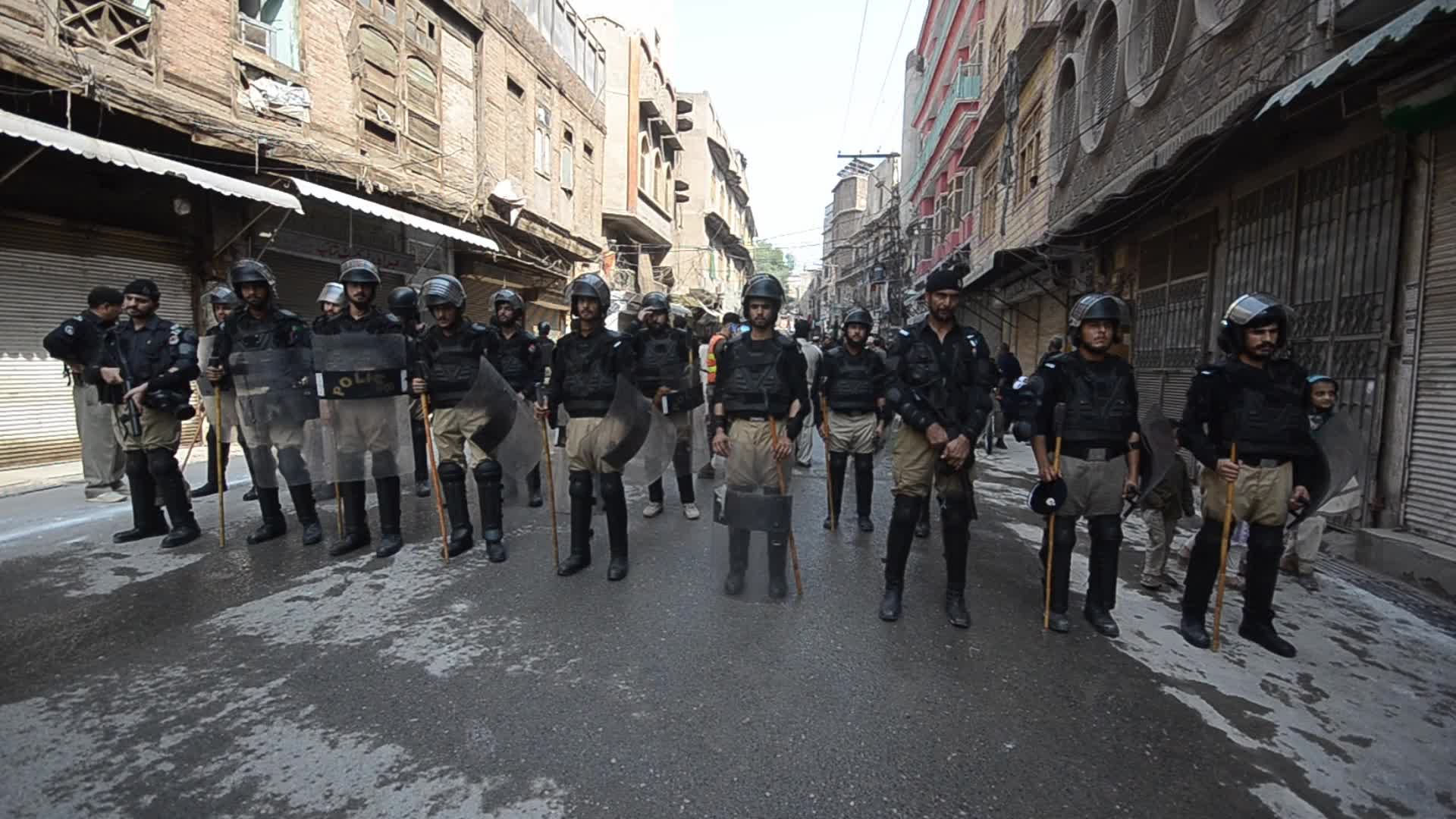 Shiite Muslims perform Muharram mourning procession in Peshawar 