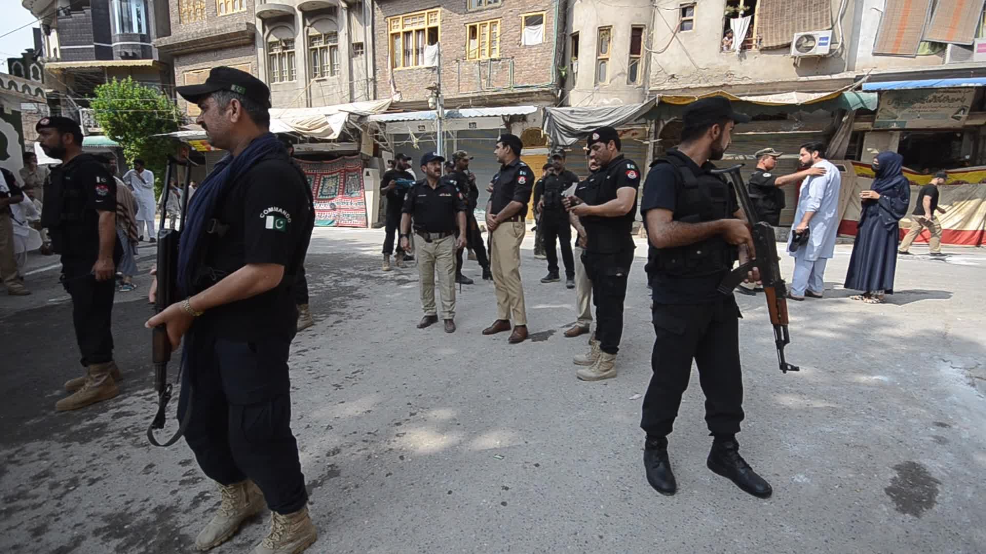 Shiite Muslims perform Muharram mourning procession in Peshawar 