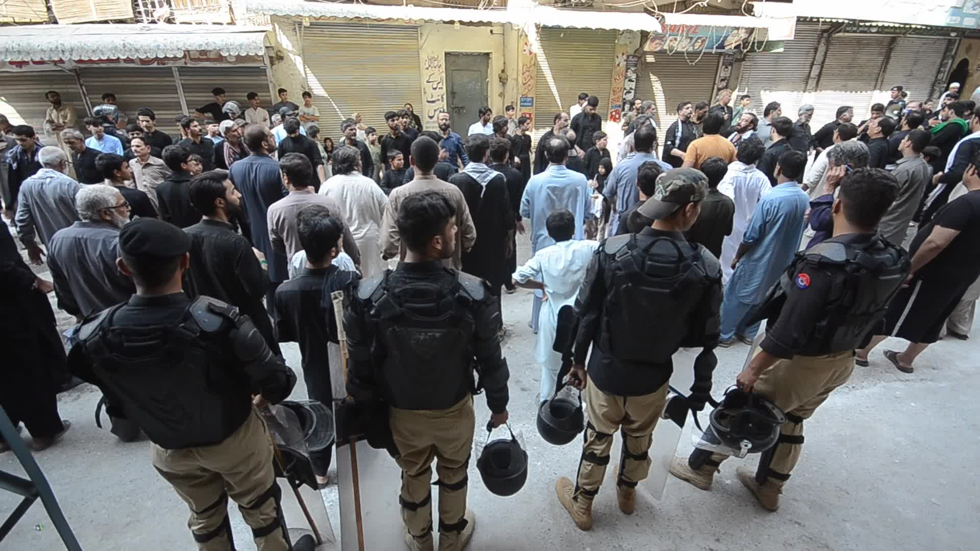 Shiite Muslims perform Muharram mourning procession in Peshawar 