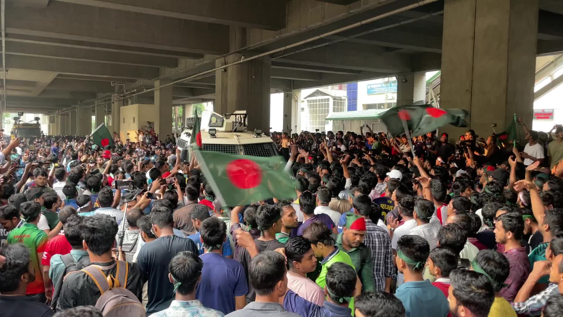 Protest in Dhaka 