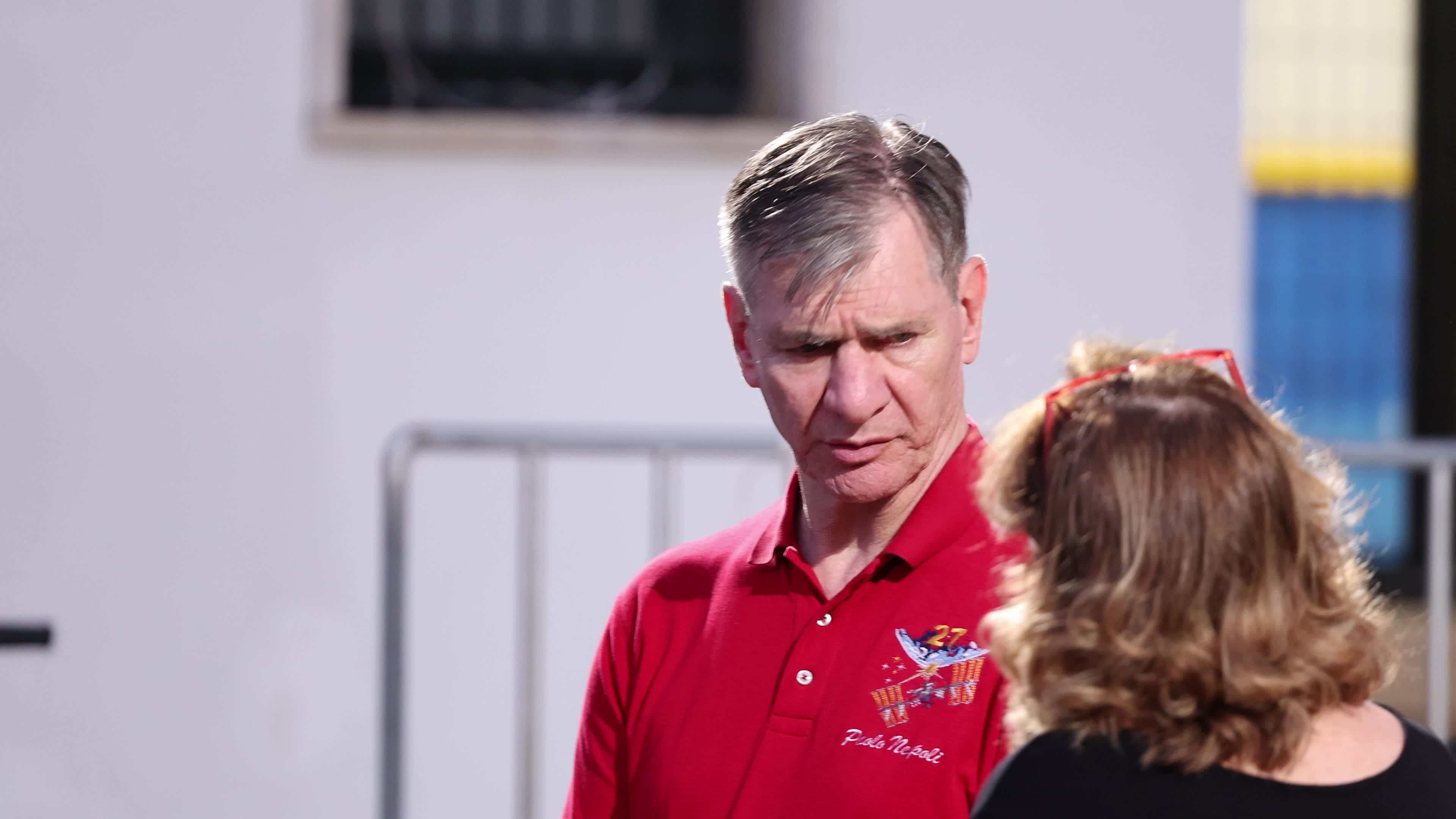 Italian Astronaut Paolo Nespoli In Surbo, Italy