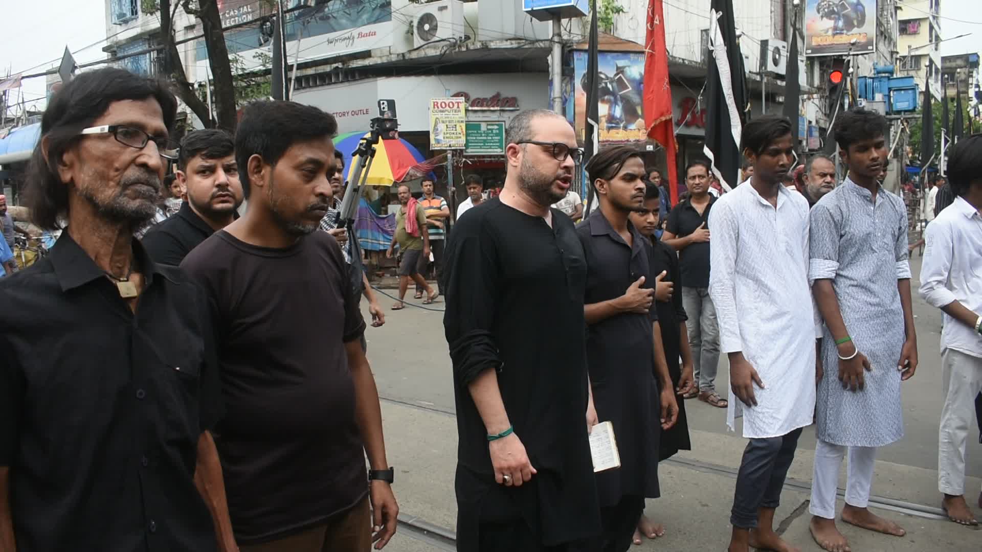 Alam procession on fifth day of Muharram observation in India.
