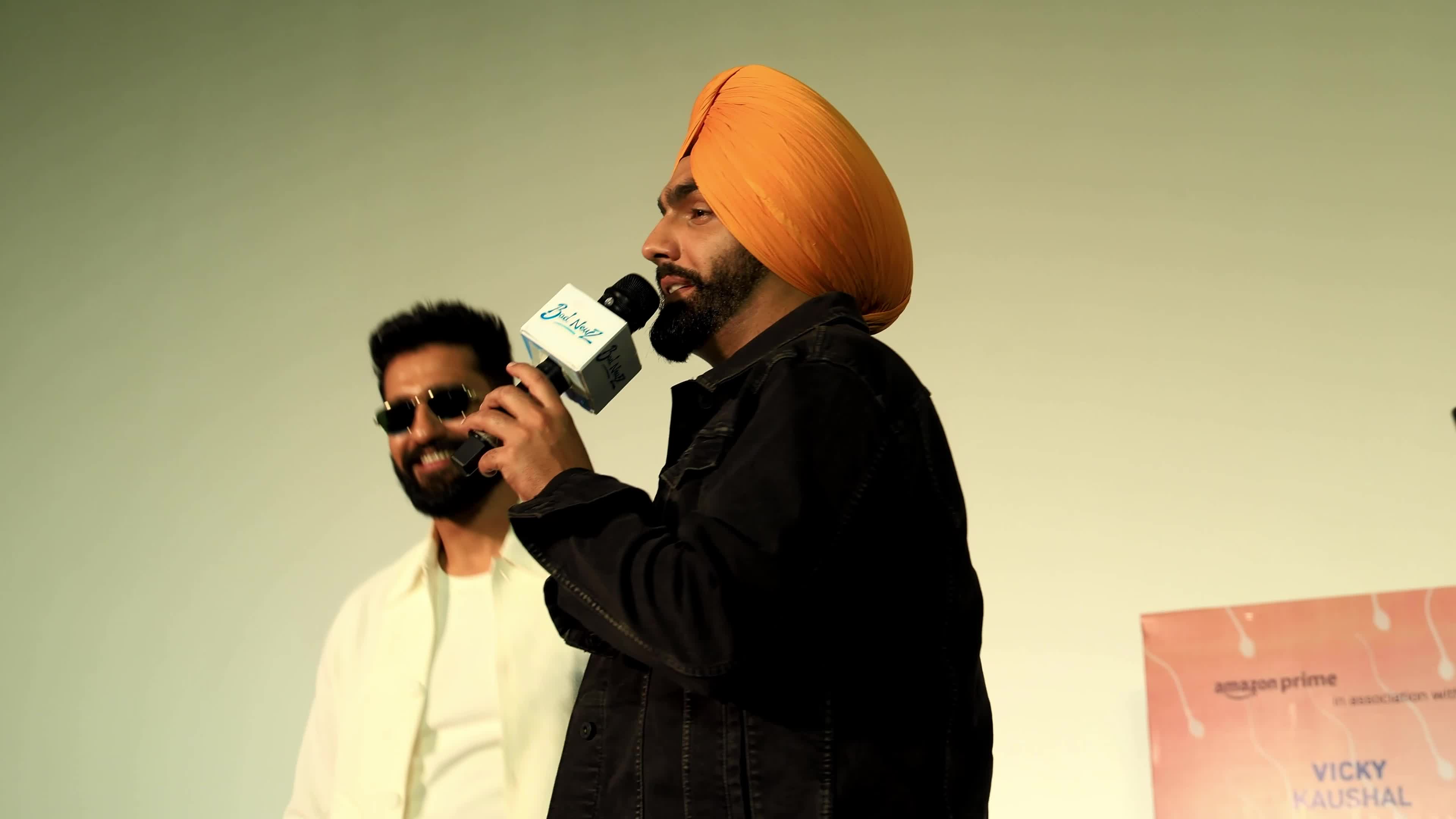 Bollywood Actors Vicky Kaushal and Ammy Virk ' Bad Newz' Movie Promotion in Jaipur 
