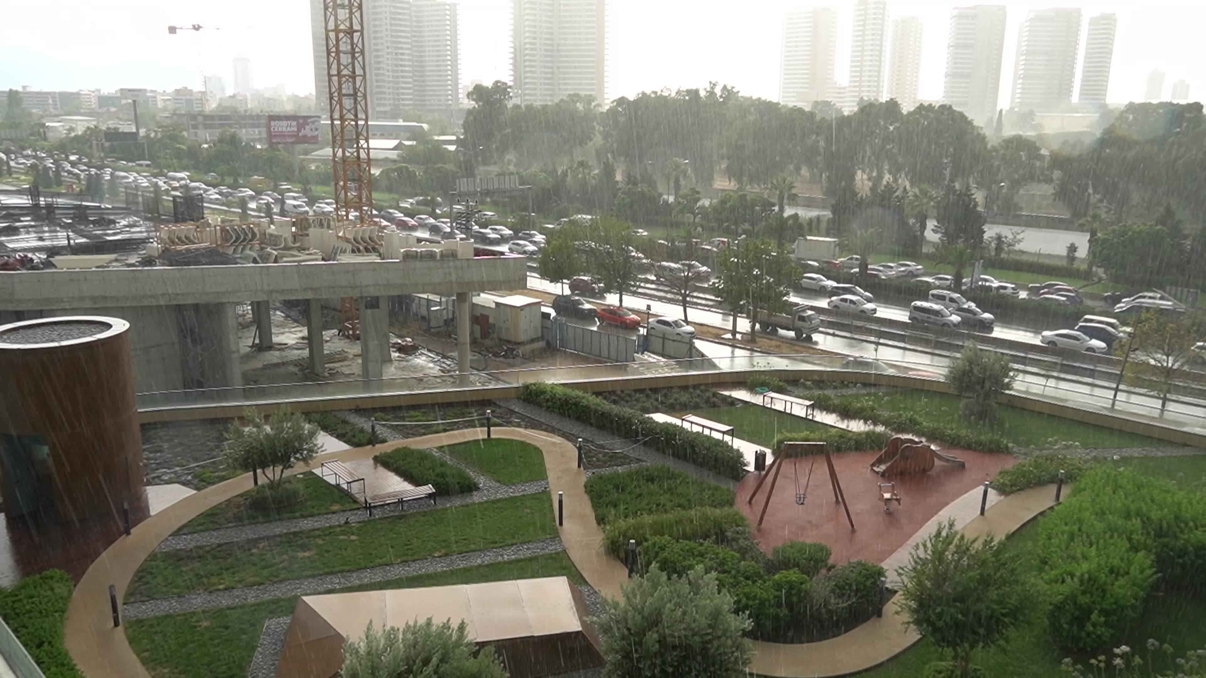 Torrential rain in mid-July