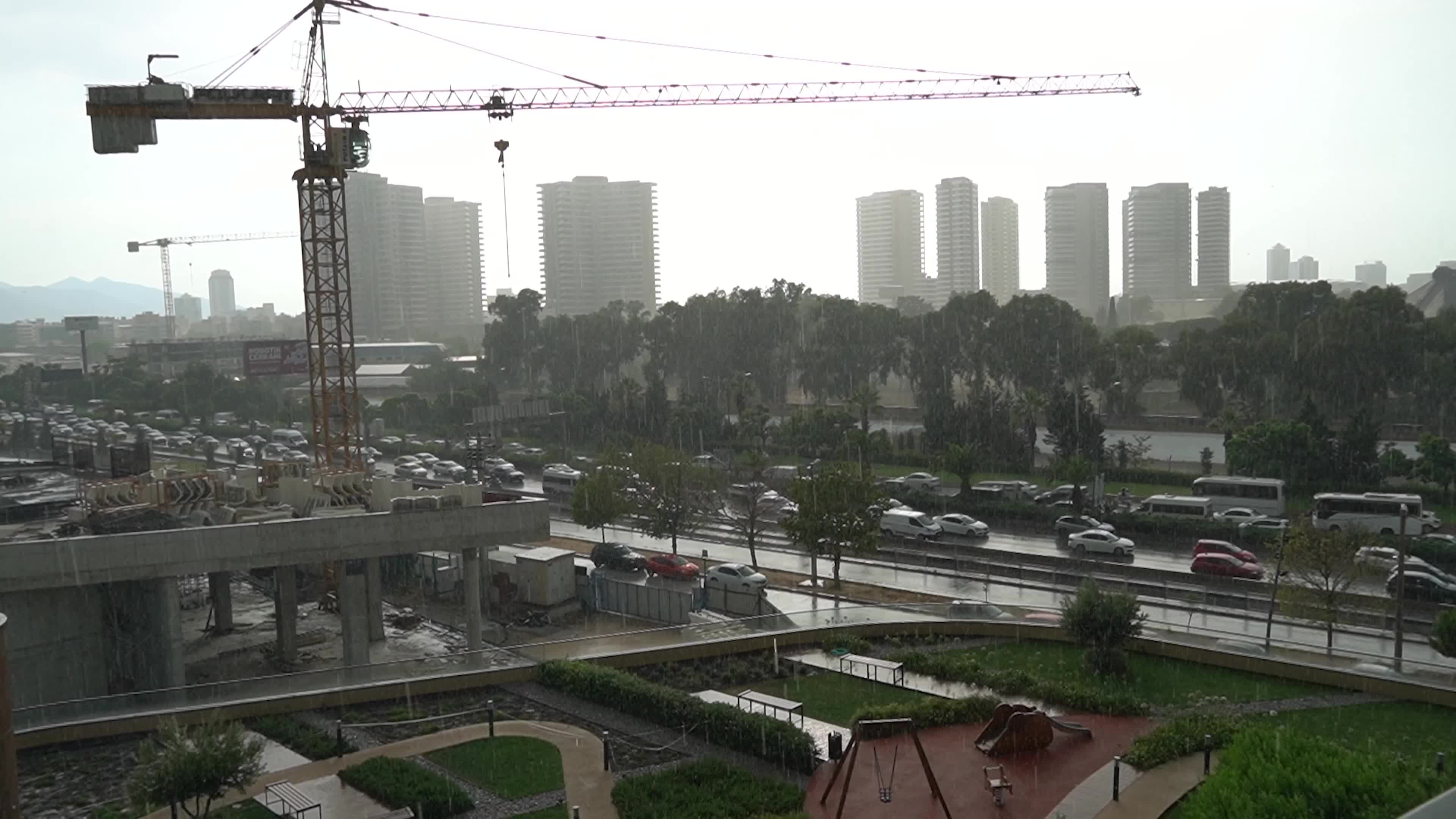 Torrential rain in mid-July