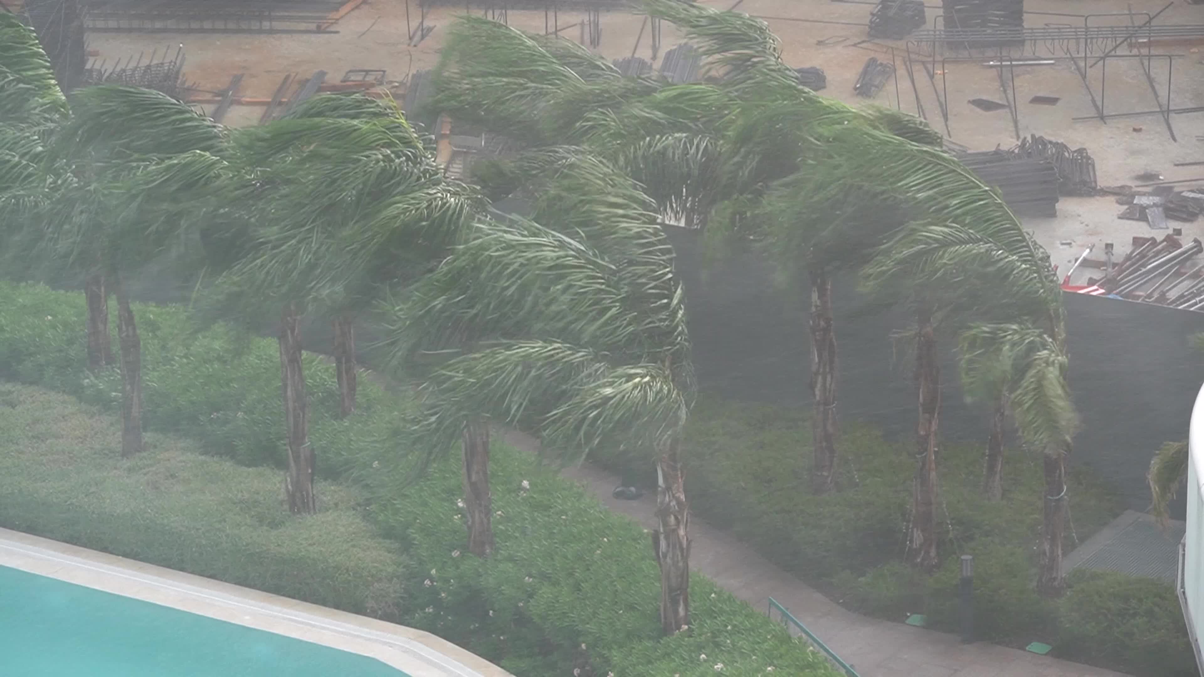 Torrential rain in mid-July