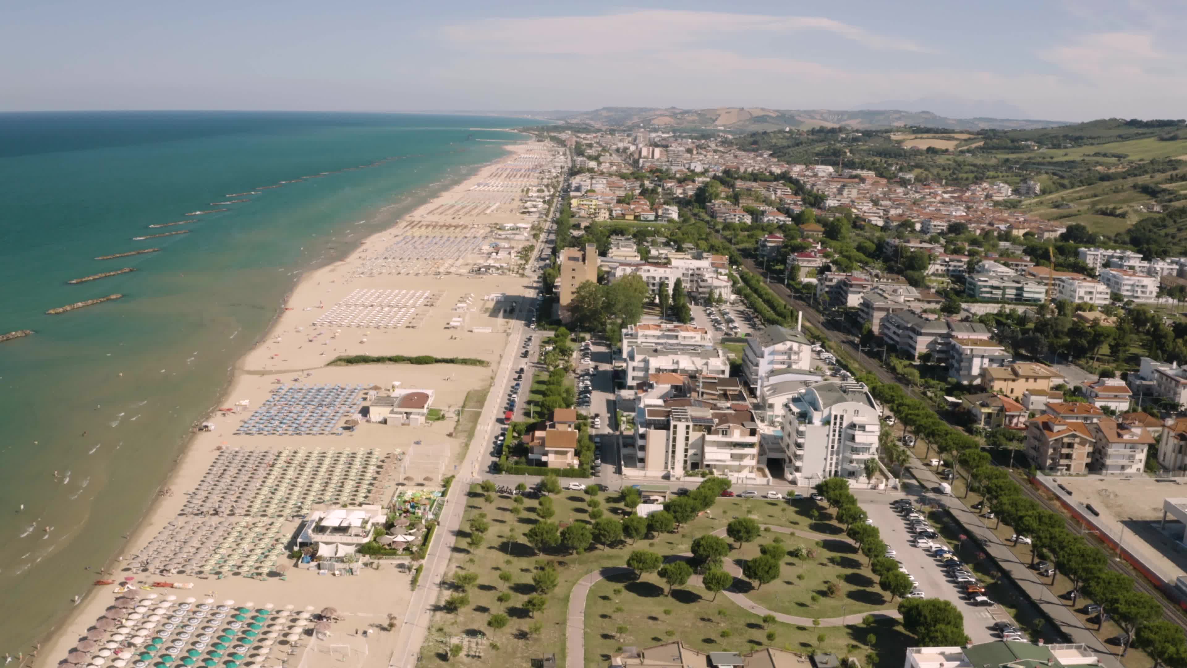 Daily Life In Abruzzo beaches, Italy 14-07-2024
