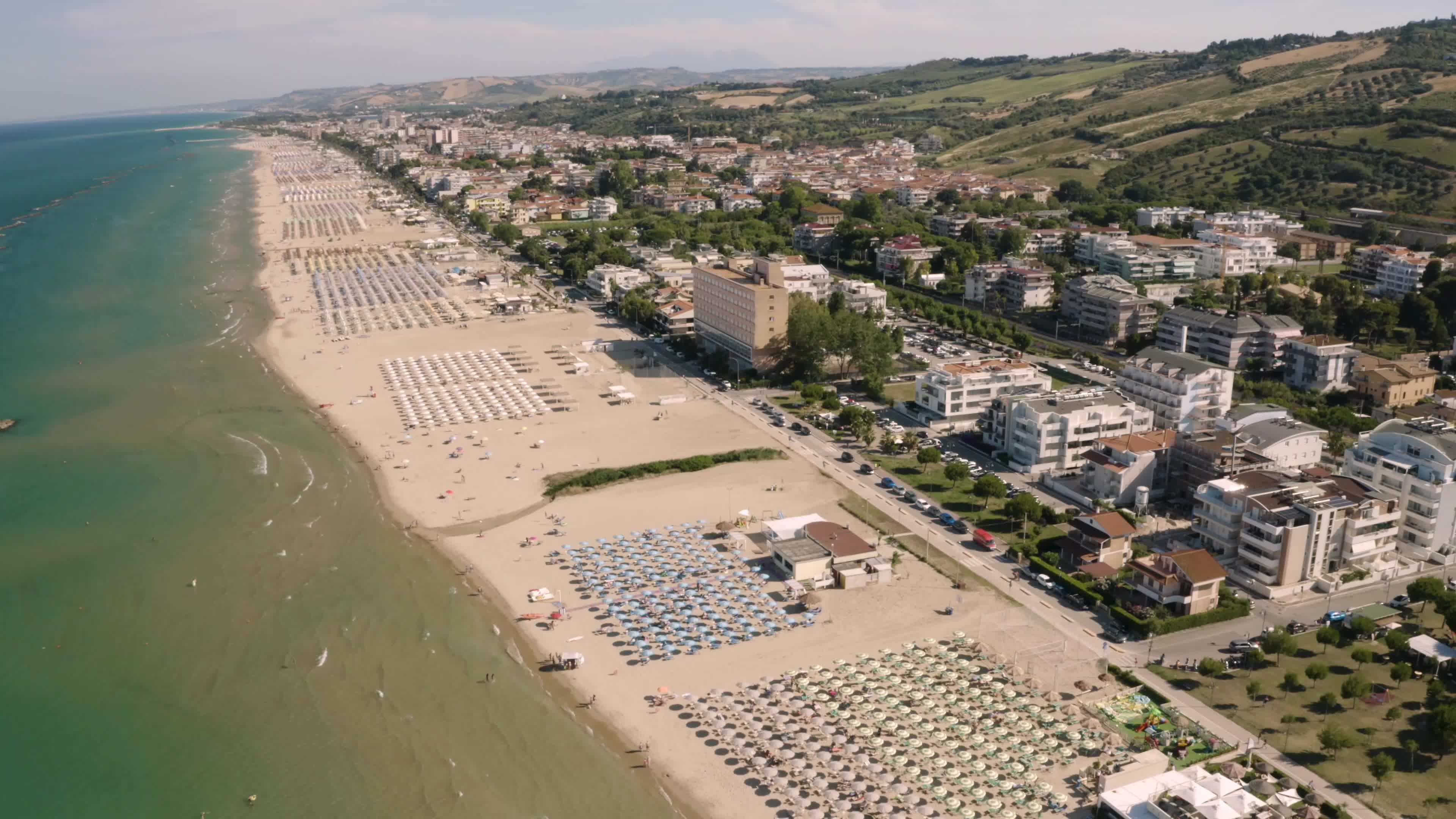 Daily Life In Abruzzo beaches, Italy 14-07-2024