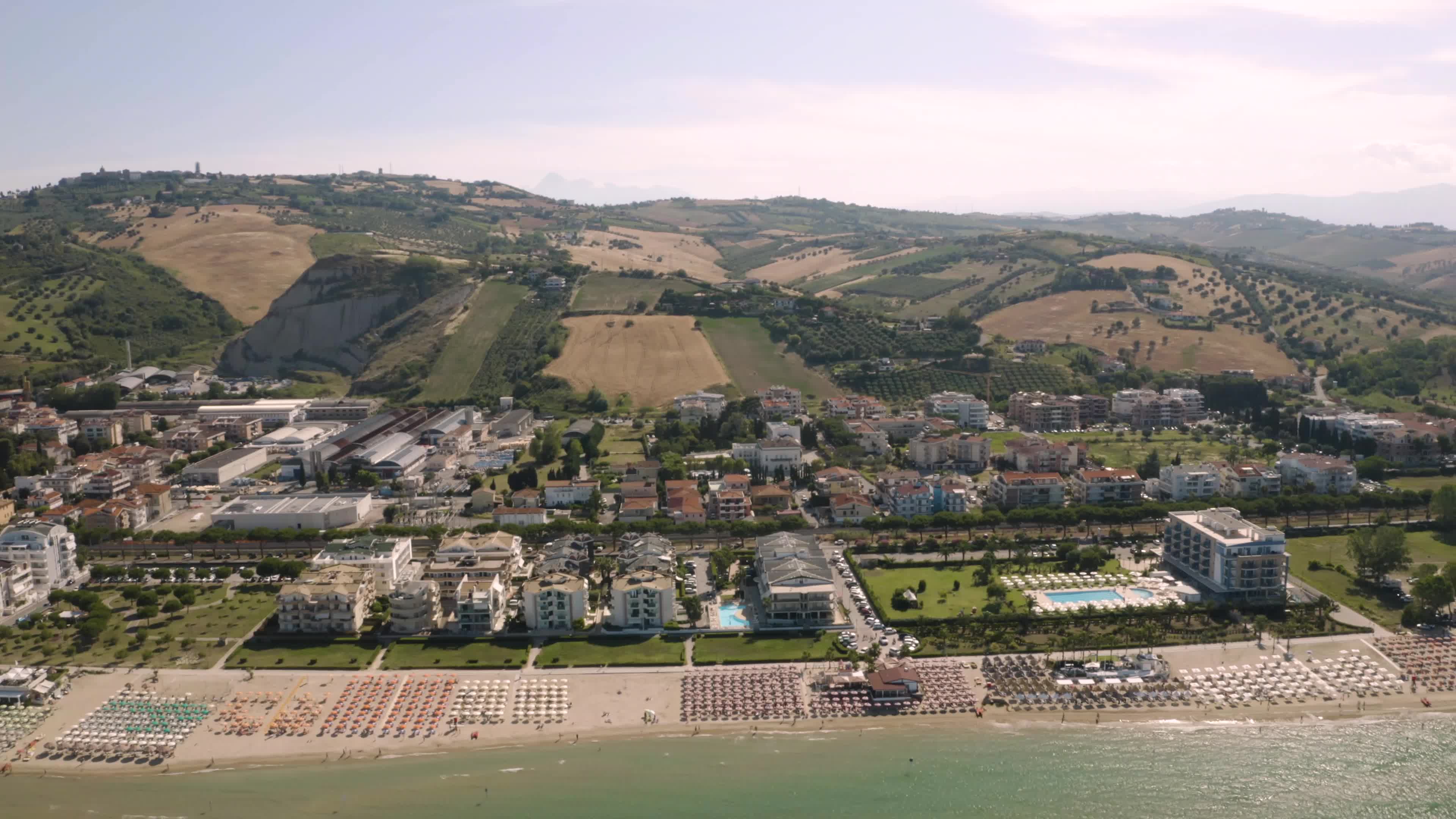 Daily Life In Abruzzo beaches, Italy 14-07-2024