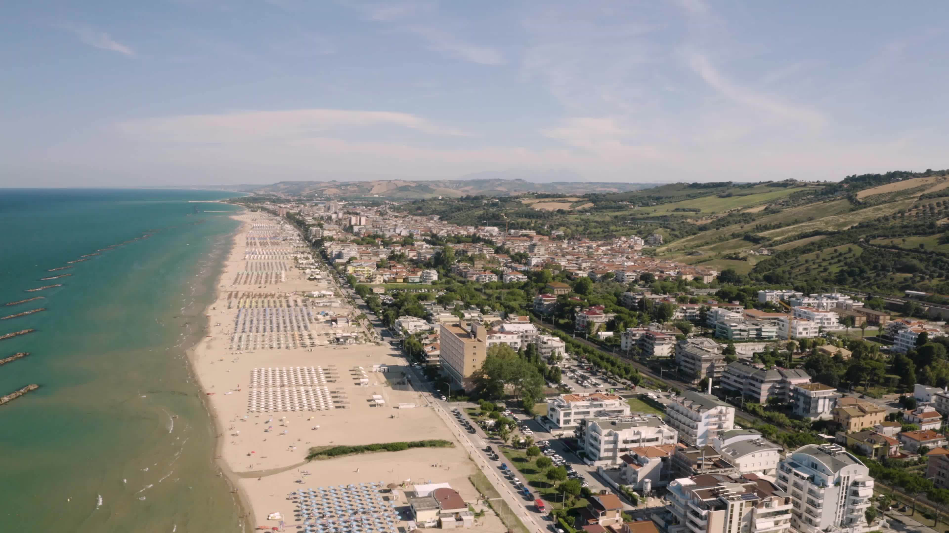 Daily Life In Abruzzo beaches, Italy 14-07-2024