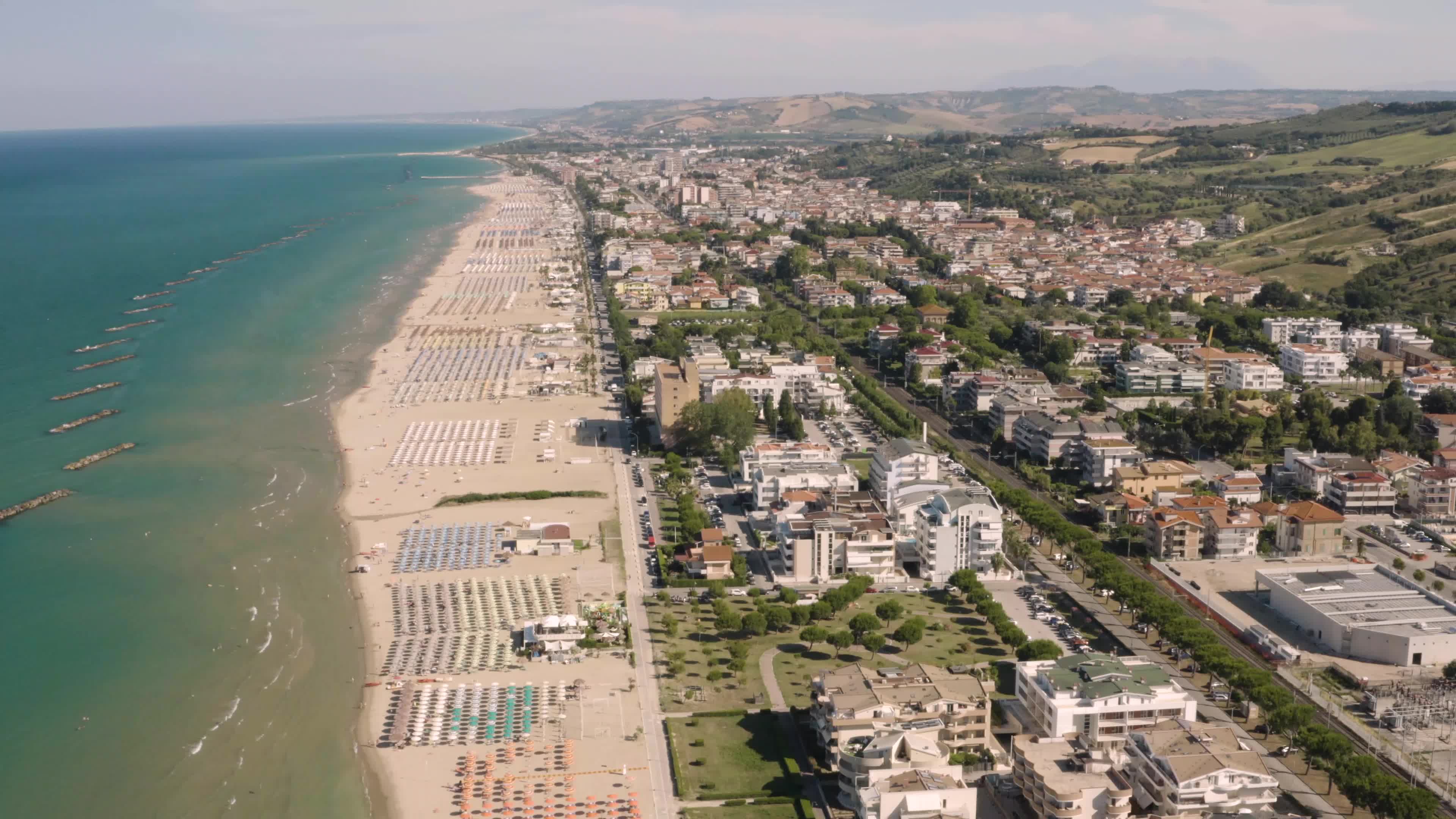 Daily Life In Abruzzo beaches, Italy 14-07-2024