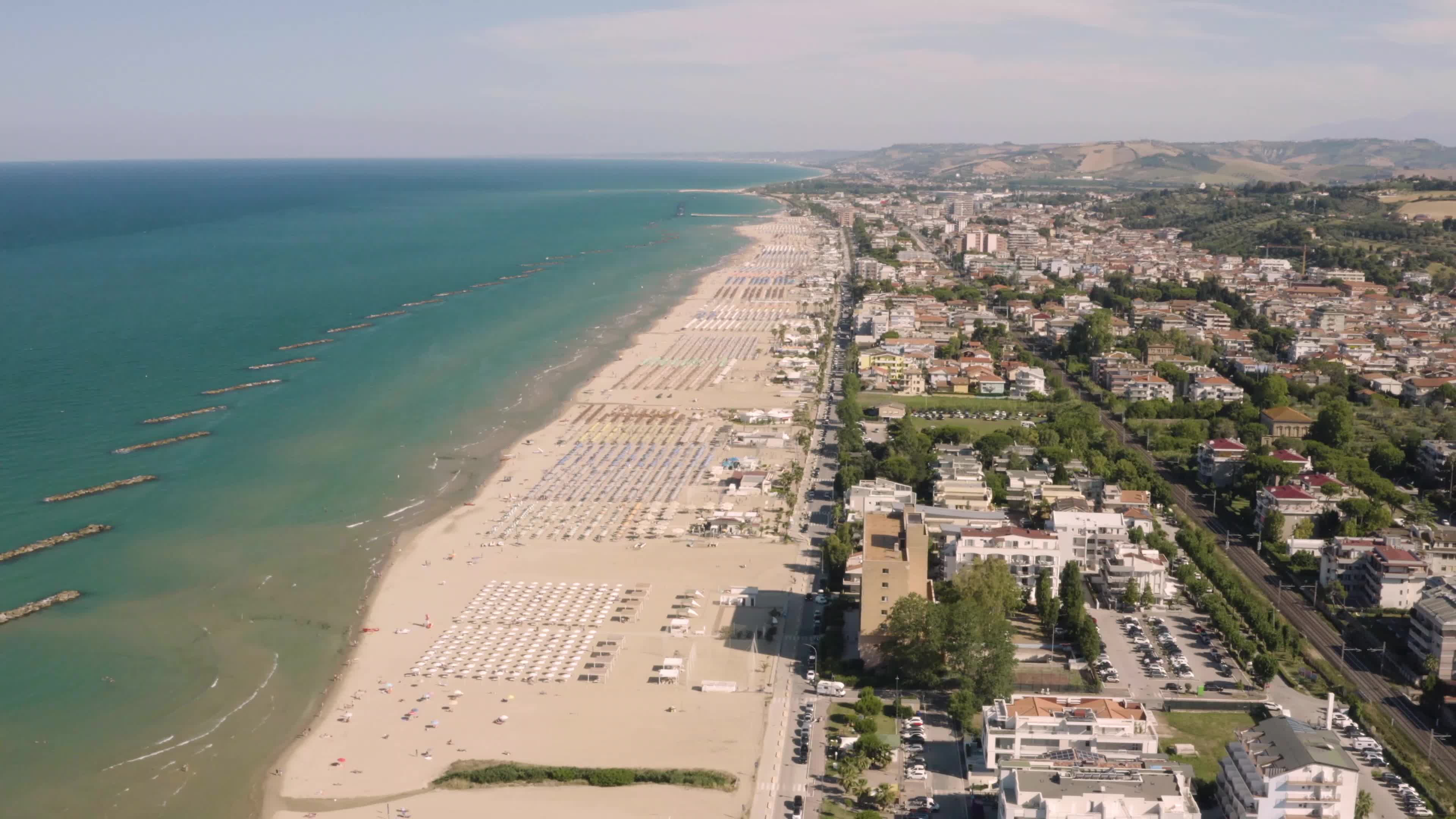 Daily Life In Abruzzo beaches, Italy 14-07-2024