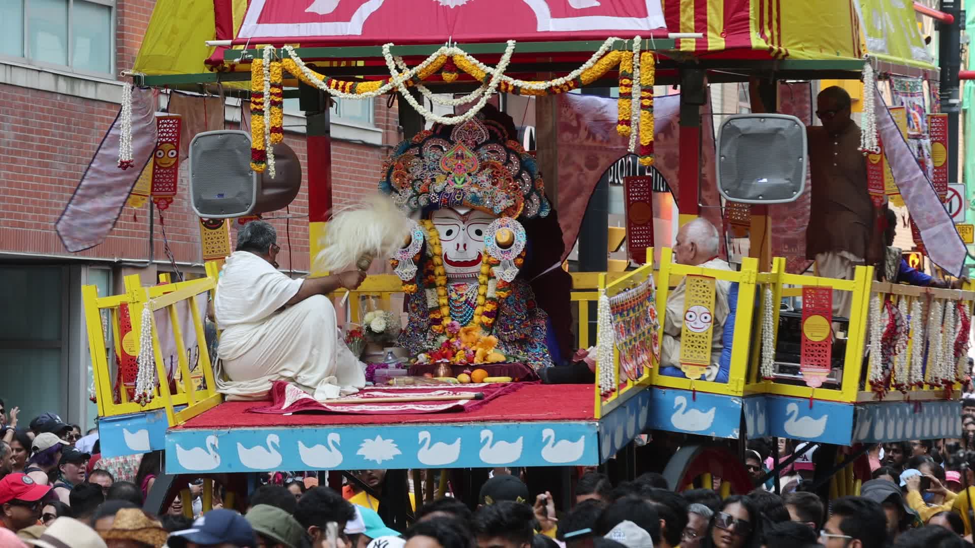 Rath Yatra festival in Toronto, Canada