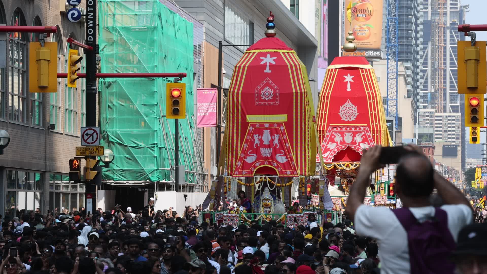 Rath Yatra festival in Toronto, Canada