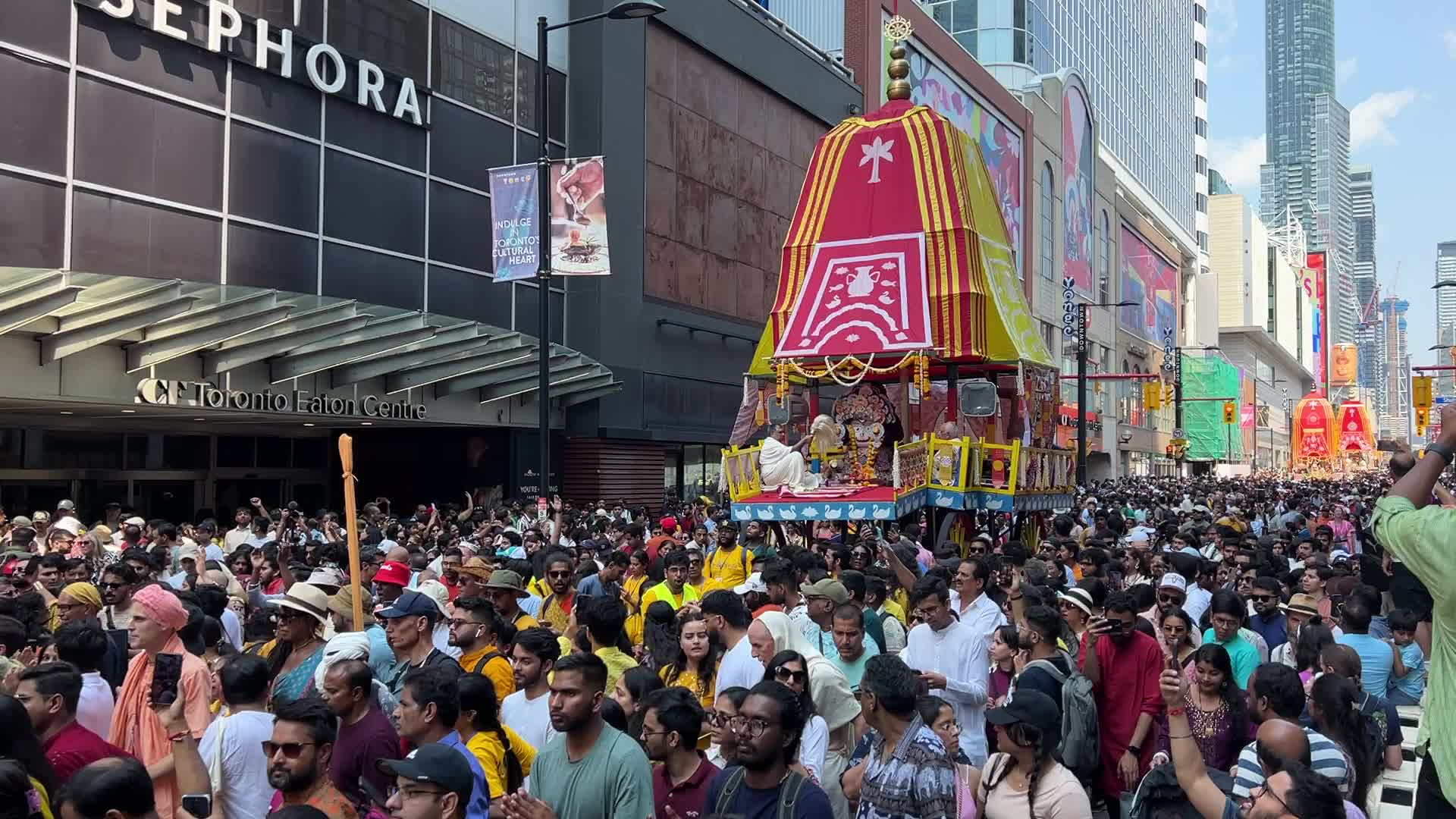 Rath Yatra festival in Toronto, Canada