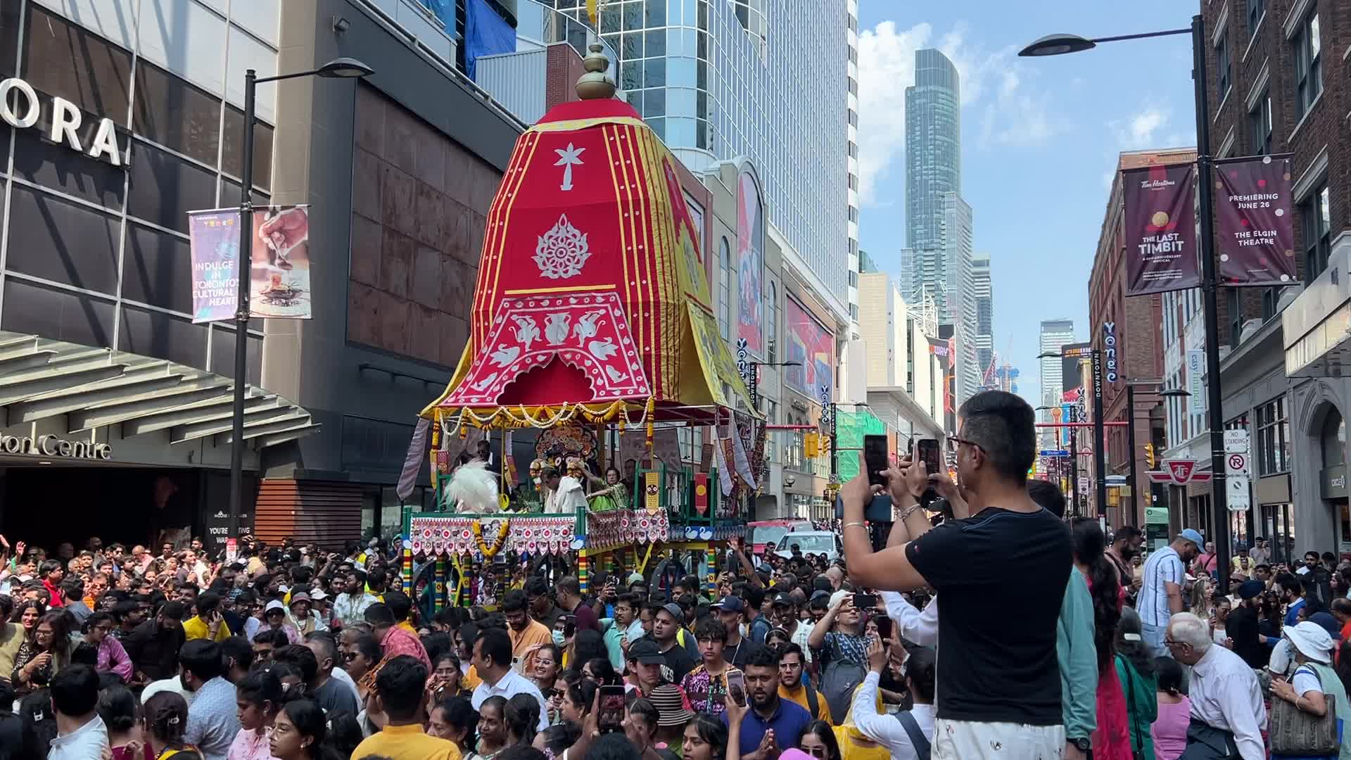 Rath Yatra festival in Toronto, Canada